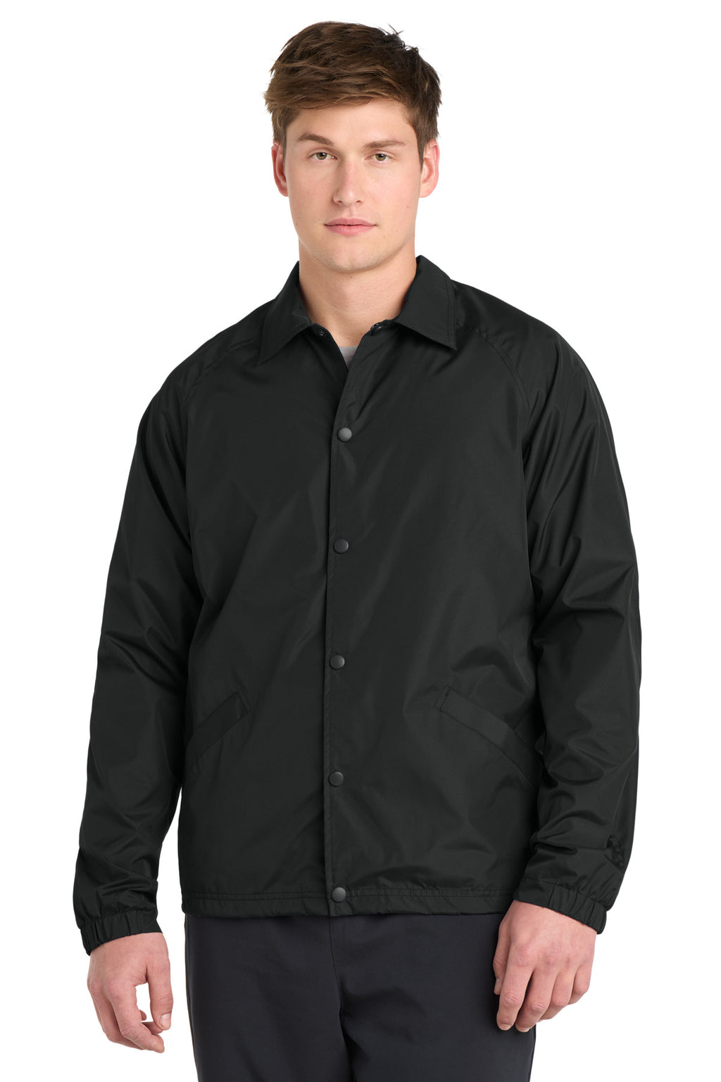 Sport-Tek Sideline Jacket. JST71 - Black - front