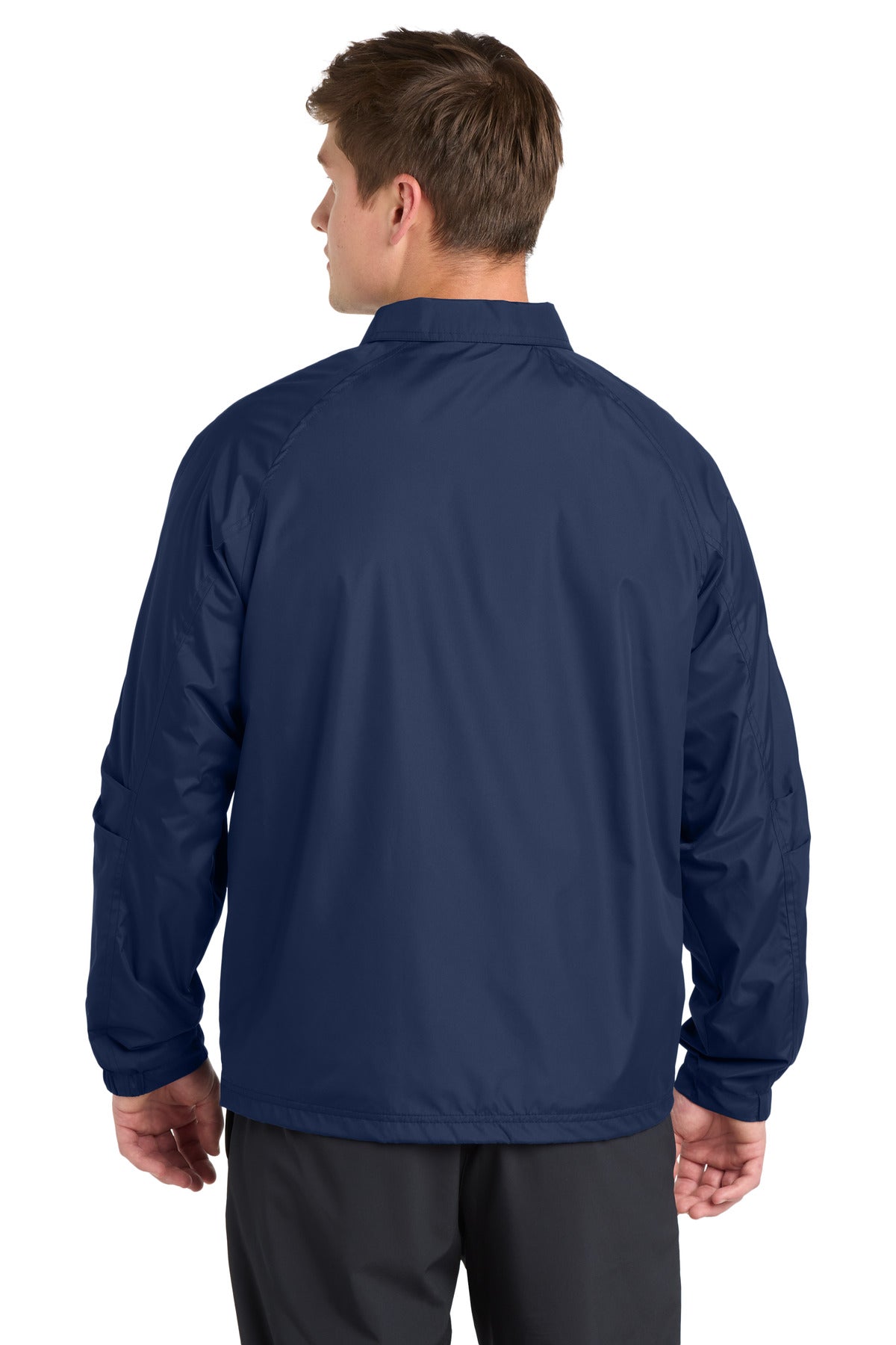 Sport-Tek Sideline Jacket. JST71 - True Navy - back