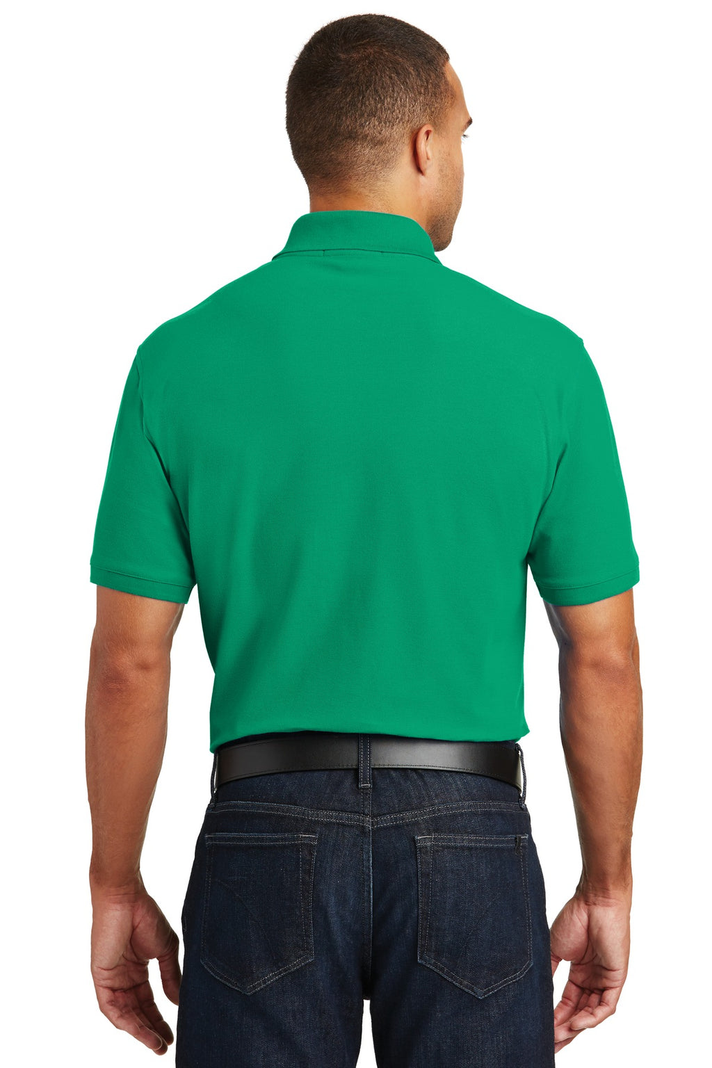 Port Authority Core Classic Pique Polo. K100 - Bright Kelly Green - back