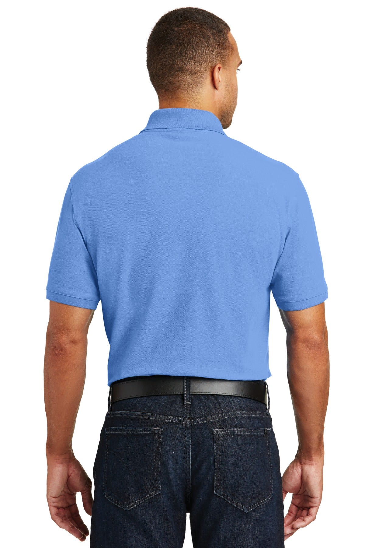 Port Authority Core Classic Pique Polo. K100 - Carolina Blue - back