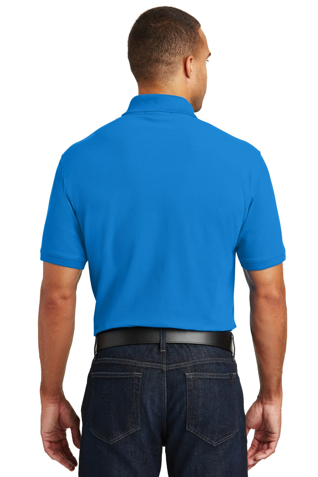 Port Authority Core Classic Pique Polo. K100 - Coastal Blue - back