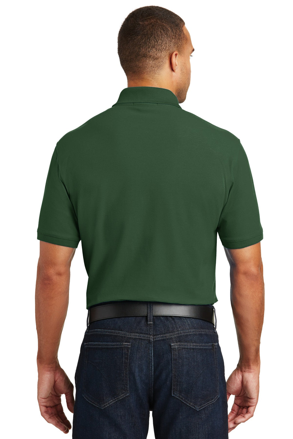 Port Authority Core Classic Pique Polo. K100 - Deep Forest Green - back