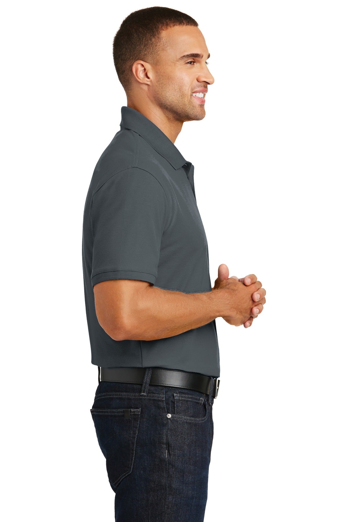 Port Authority Core Classic Pique Polo. K100 - Graphite - side