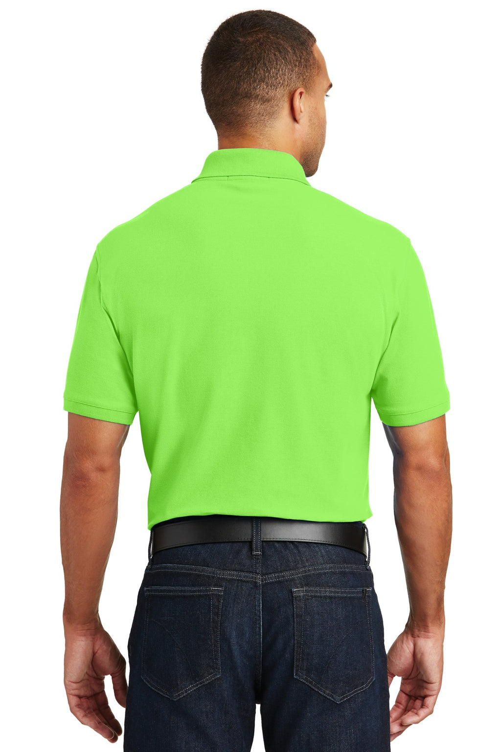 Port Authority Core Classic Pique Polo. K100 - Lime - back