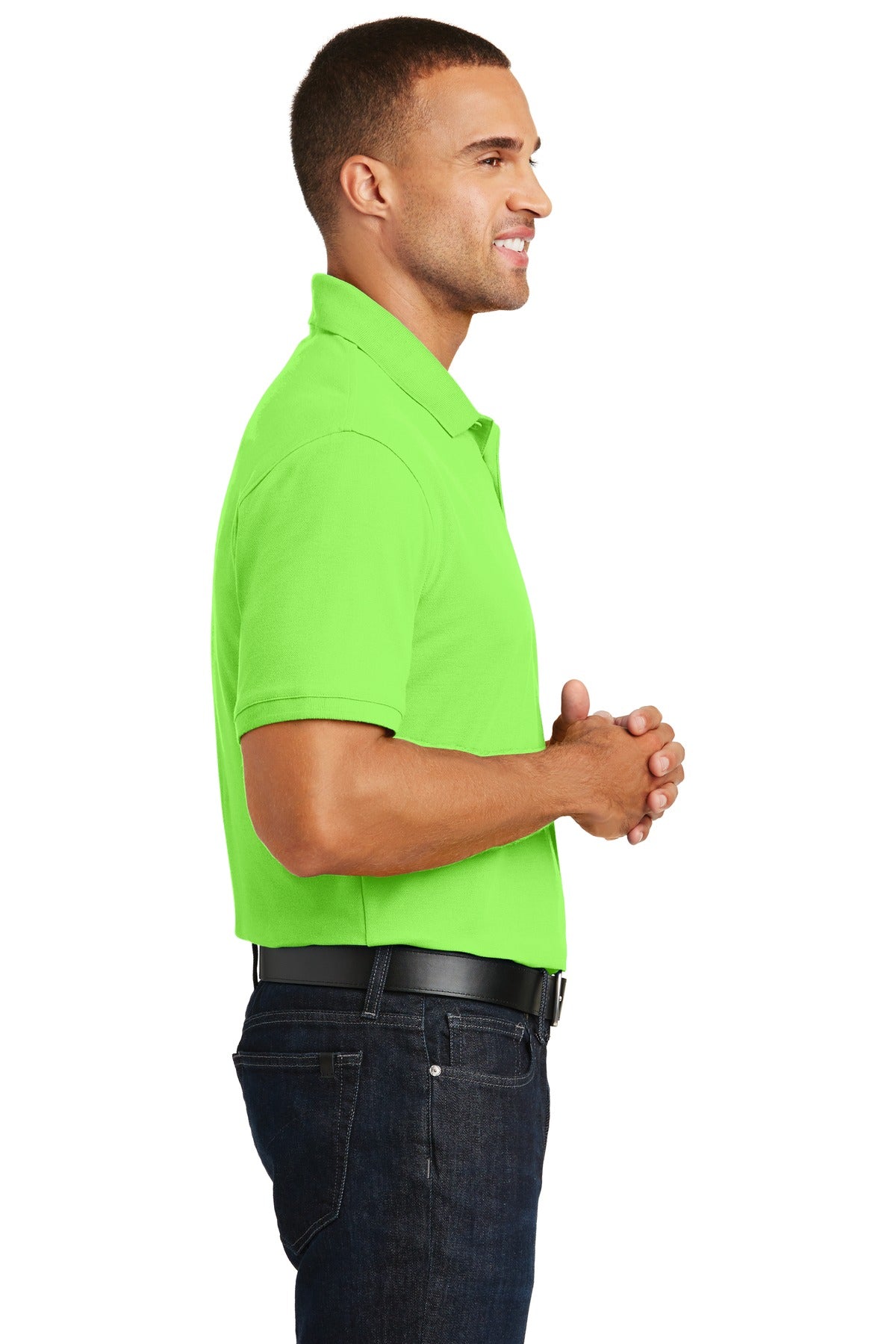 Port Authority Core Classic Pique Polo. K100 - Lime - side