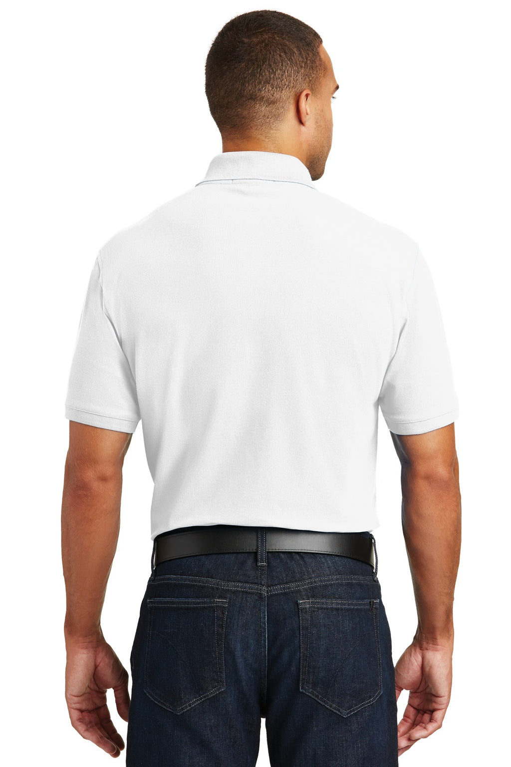 Port Authority Core Classic Pique Polo. K100 - White - back