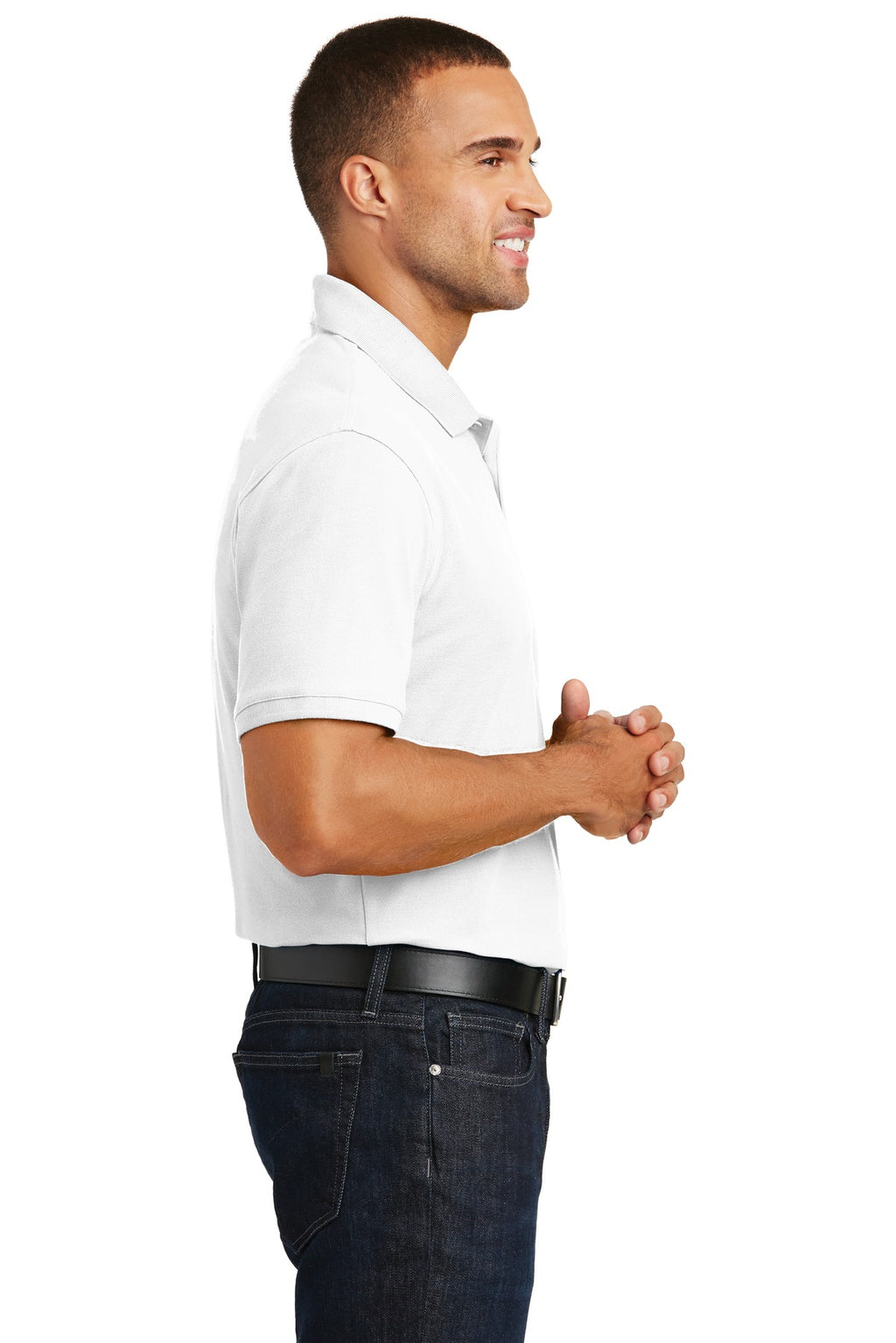 Port Authority Core Classic Pique Polo. K100 - White - side