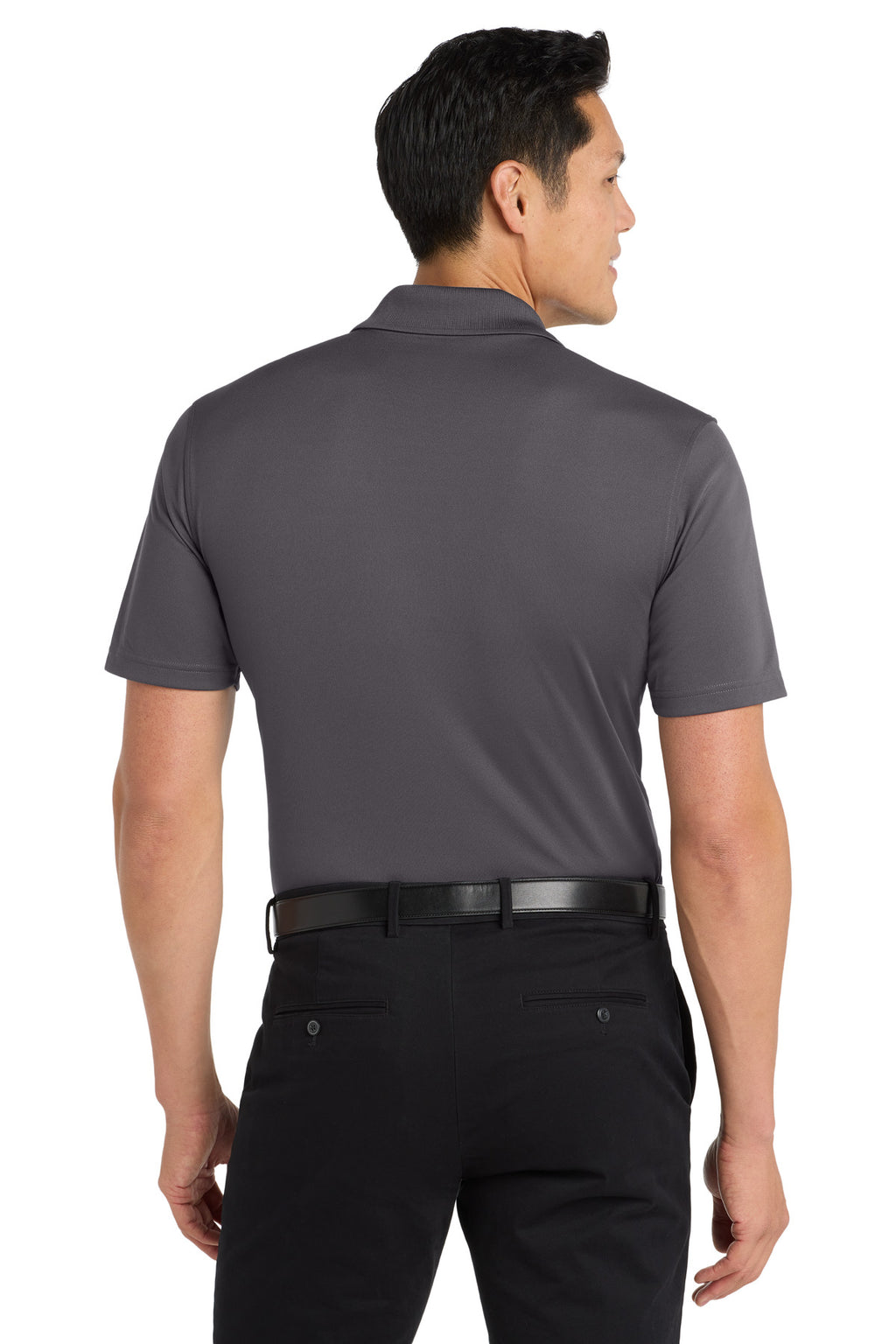 Port Authority Dry Zone UV Micro-Mesh Pocket Polo. K110P - Graphite - back