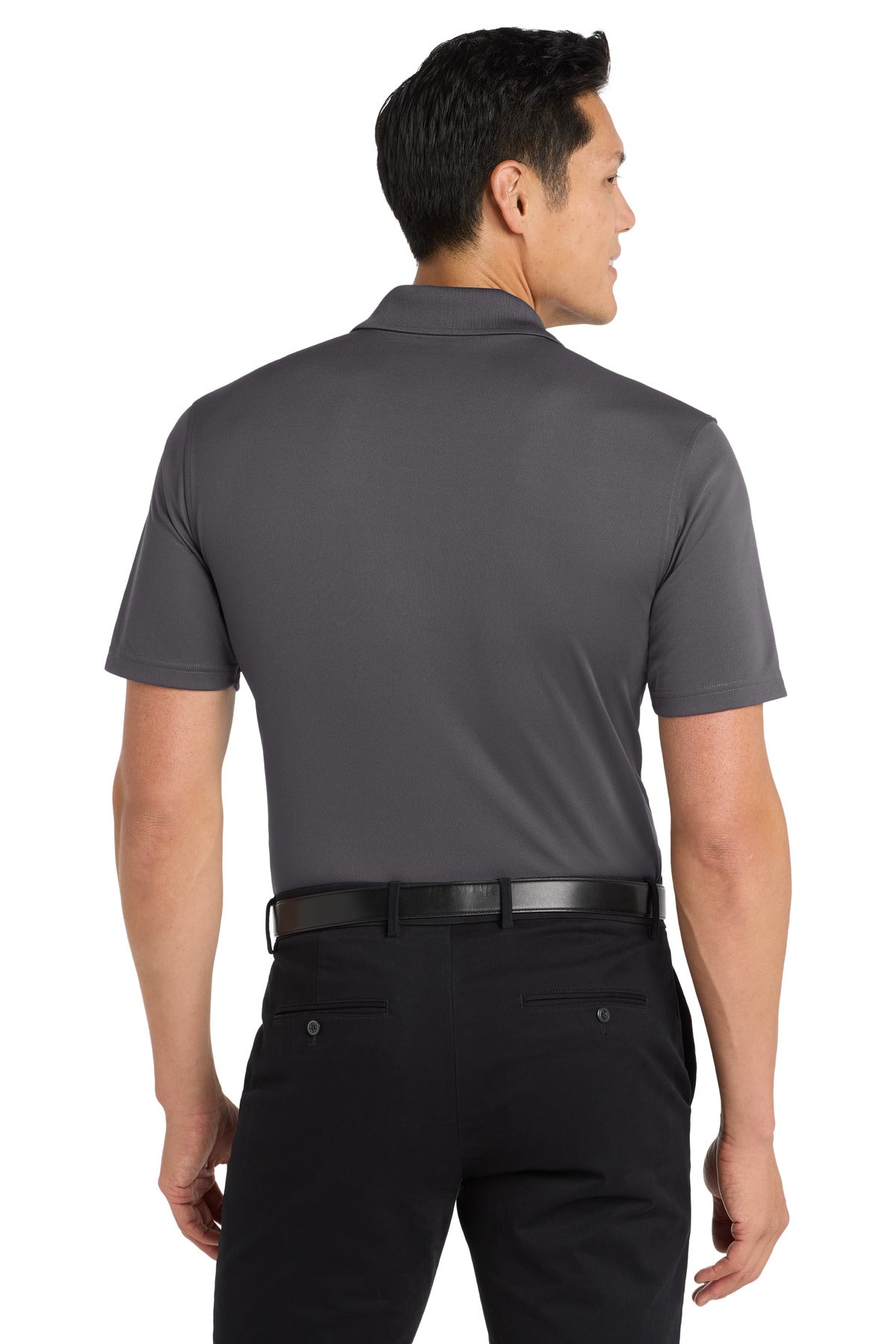 Port Authority Dry Zone UV Micro-Mesh Pocket Polo. K110P - Graphite - back