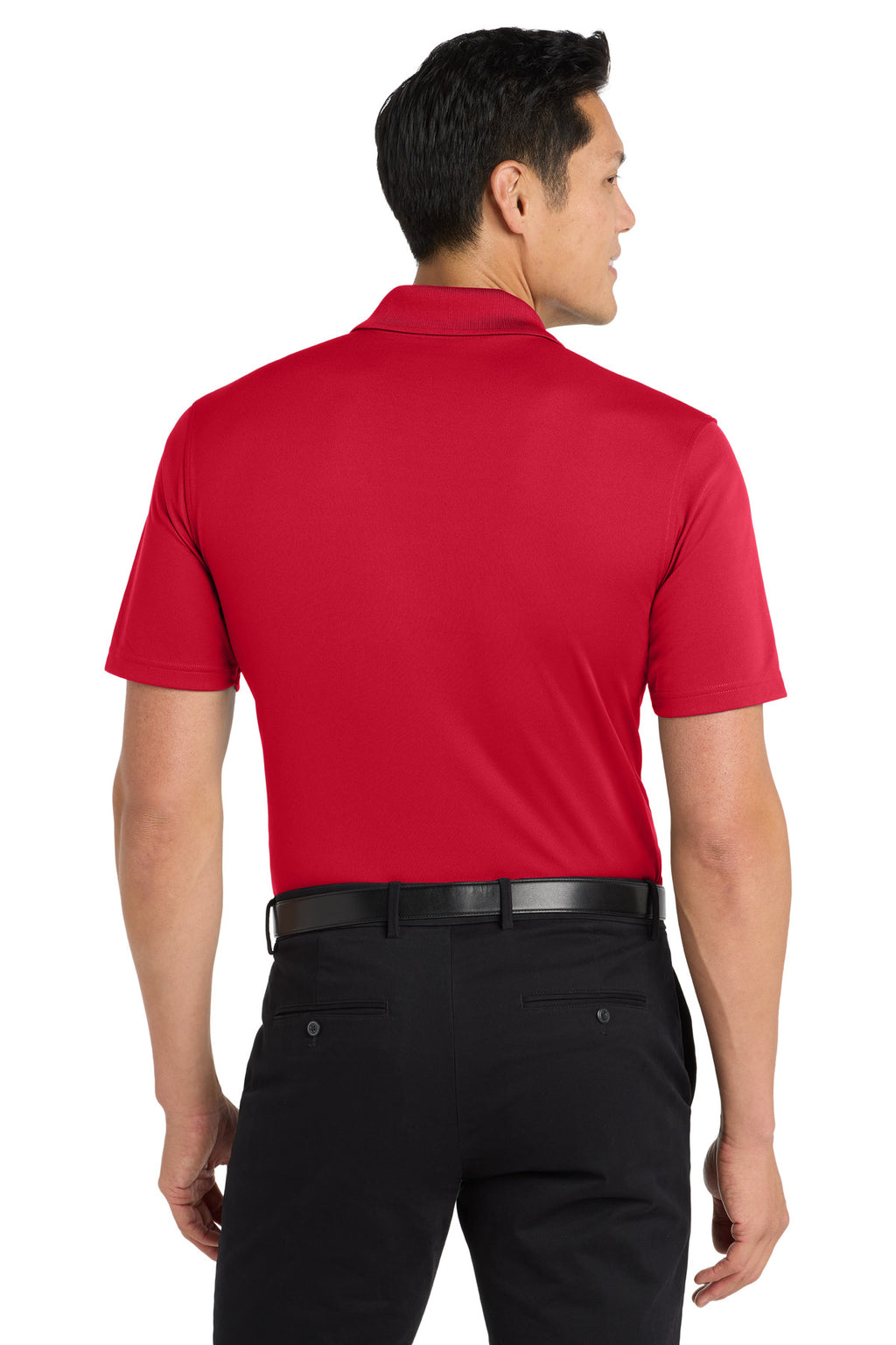 Port Authority Dry Zone UV Micro-Mesh Pocket Polo. K110P - Rich Red - back