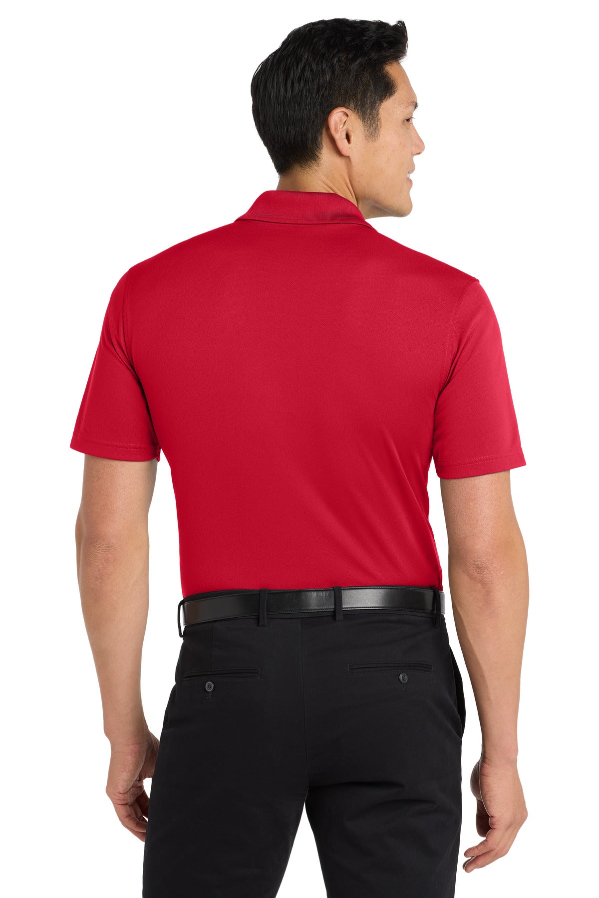 Port Authority Dry Zone UV Micro-Mesh Pocket Polo. K110P - Rich Red - back
