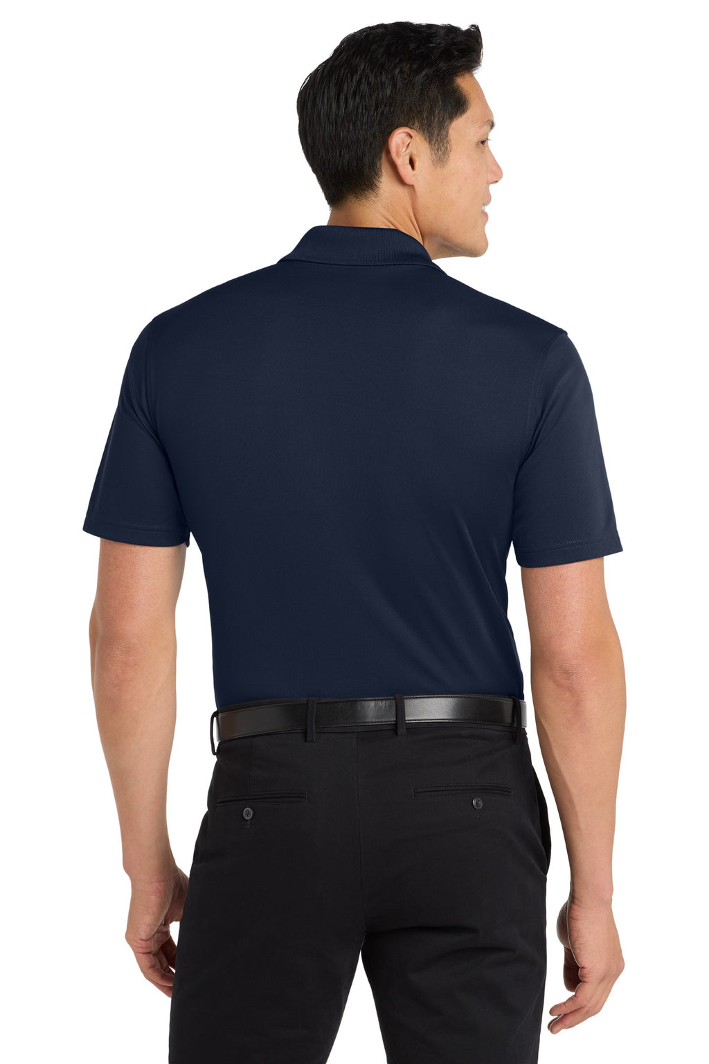 Port Authority Dry Zone UV Micro-Mesh Pocket Polo. K110P - River Blue Navy - back