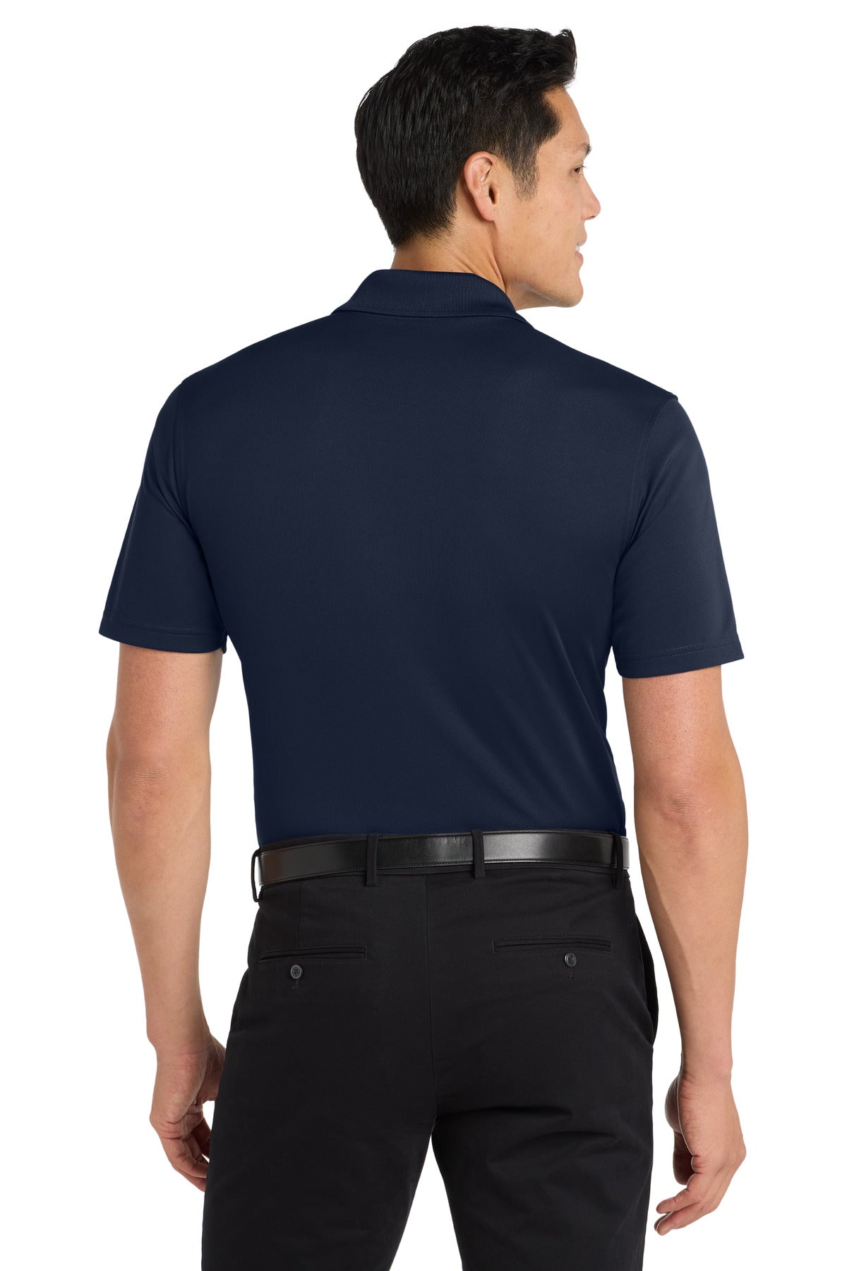 Port Authority Dry Zone UV Micro-Mesh Pocket Polo. K110P - River Blue Navy - back