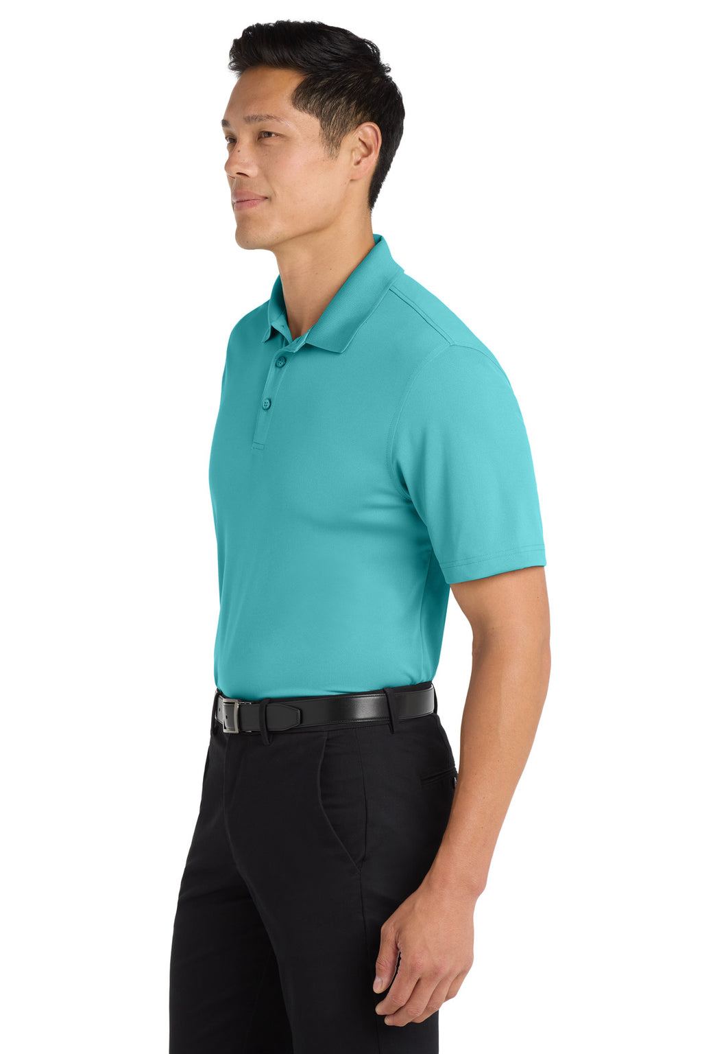 Port Authority Dry Zone UV Micro-Mesh Polo. K110 - Aquamarine - side