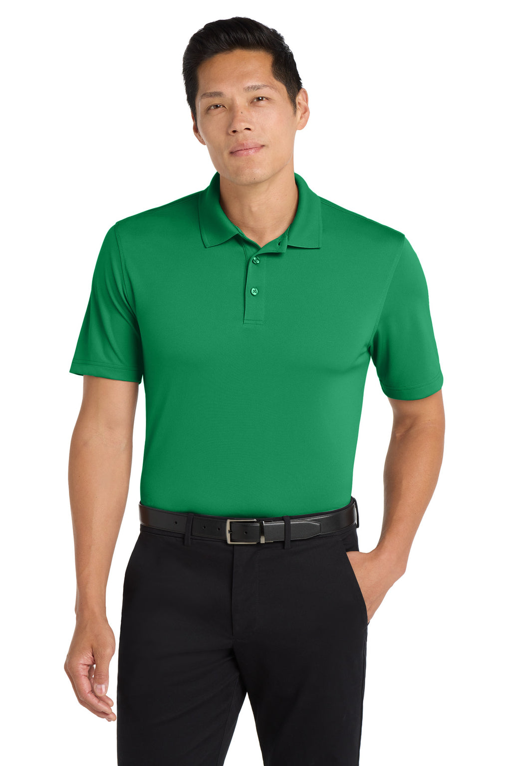 Port Authority Dry Zone UV Micro-Mesh Polo. K110 - Bright Kelly Green - front