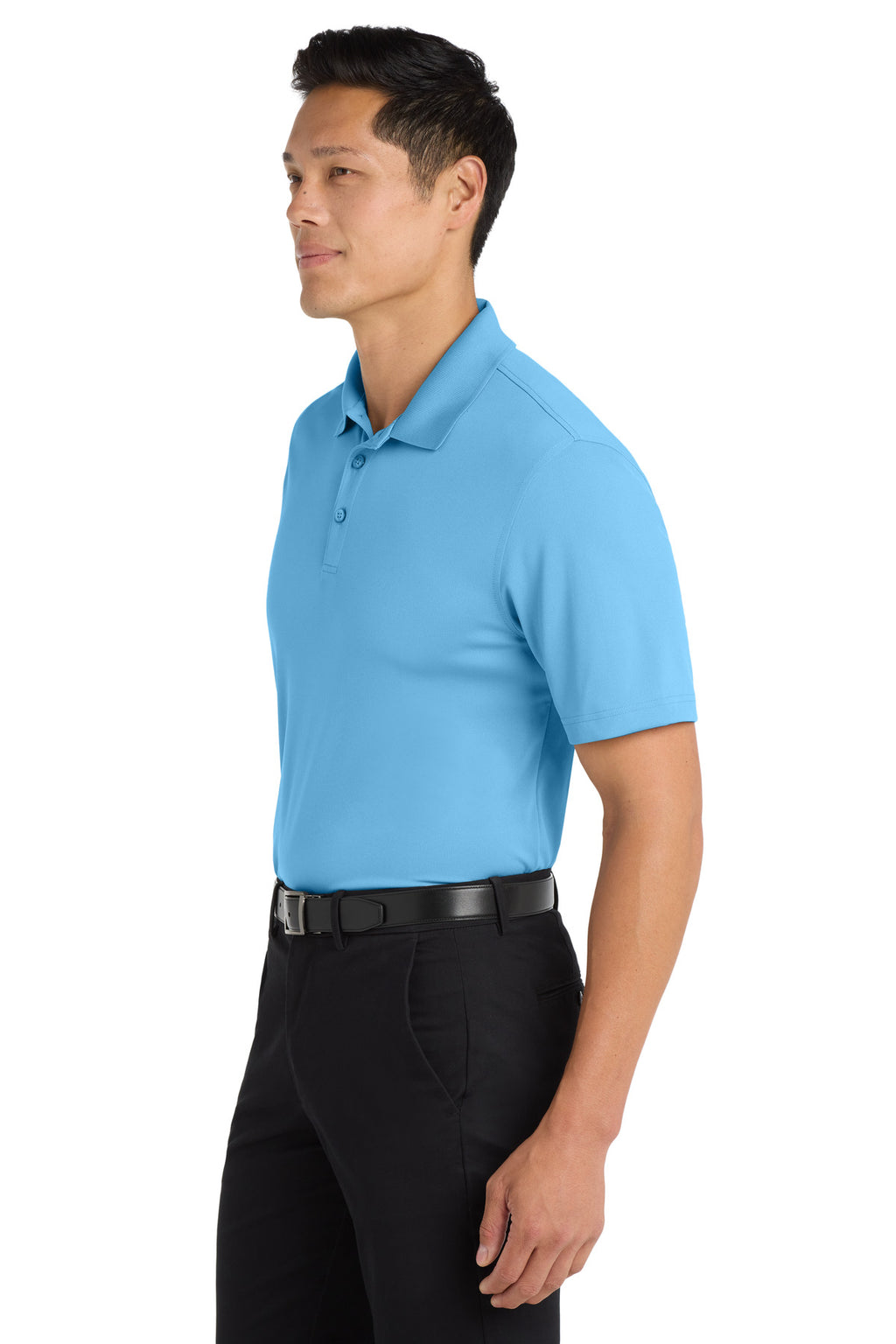 Port Authority Dry Zone UV Micro-Mesh Polo. K110 - Carolina Blue - side