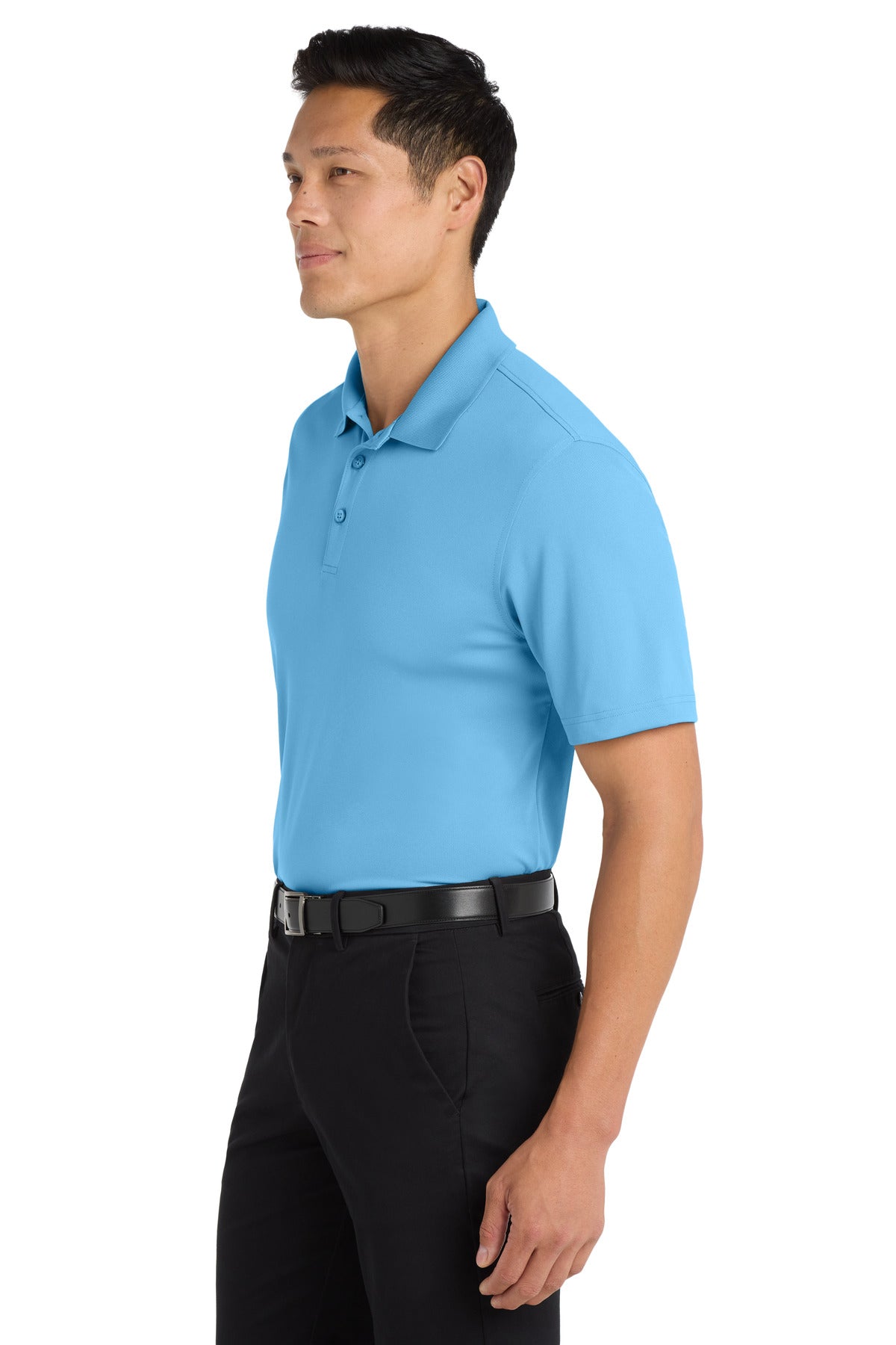Port Authority Dry Zone UV Micro-Mesh Polo. K110 - Carolina Blue - side