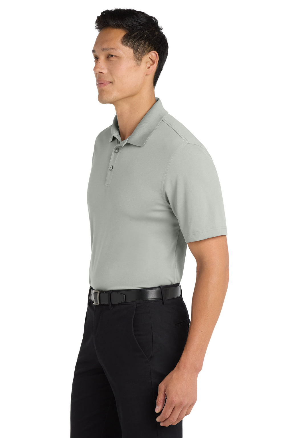 Port Authority Dry Zone UV Micro-Mesh Polo. K110 - Gusty Grey - side