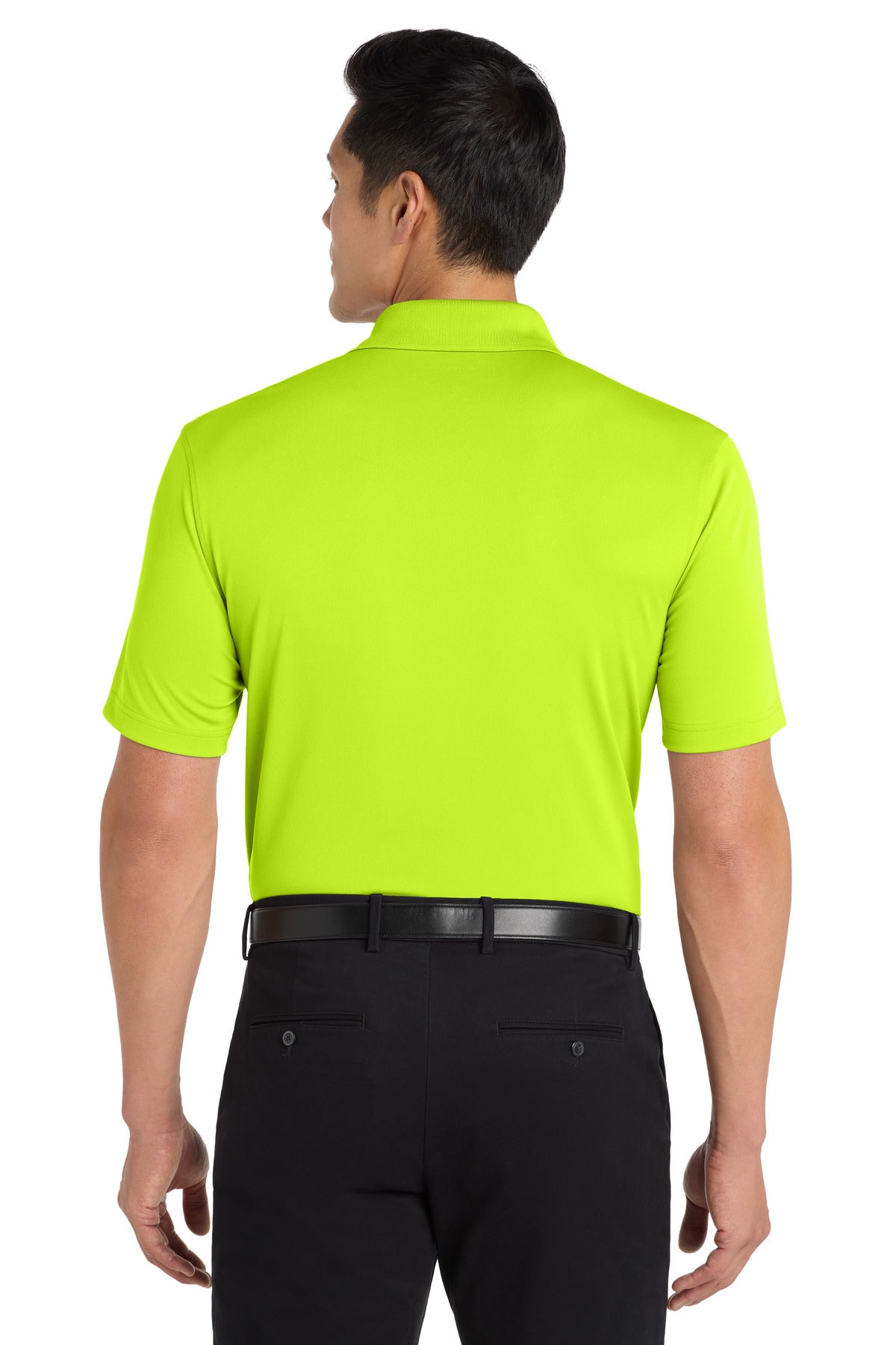Port Authority Dry Zone UV Micro-Mesh Polo. K110 - Safety Yellow - back