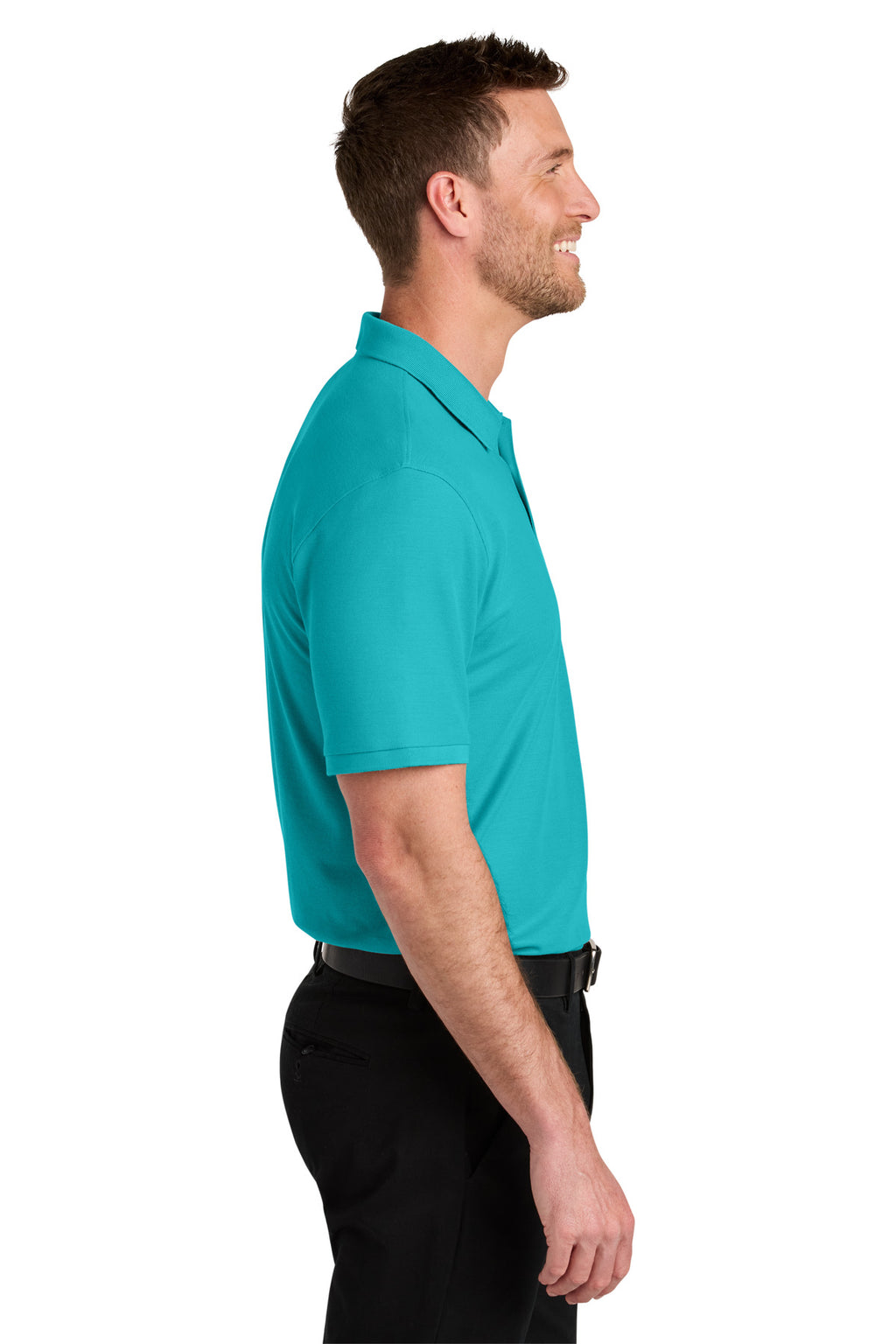 Port Authority Wearever Signature Pique Polo K200 - Aquamarine - side