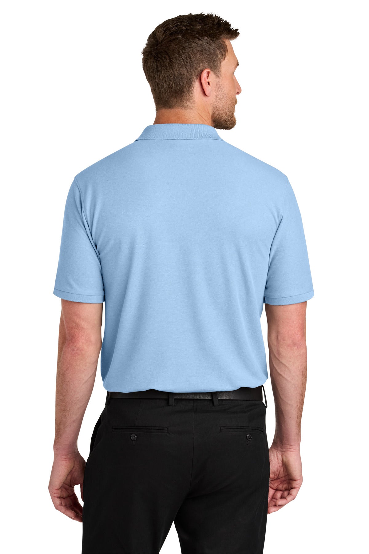 Port Authority Wearever Signature Pique Polo K200 - Cloud Blue - back