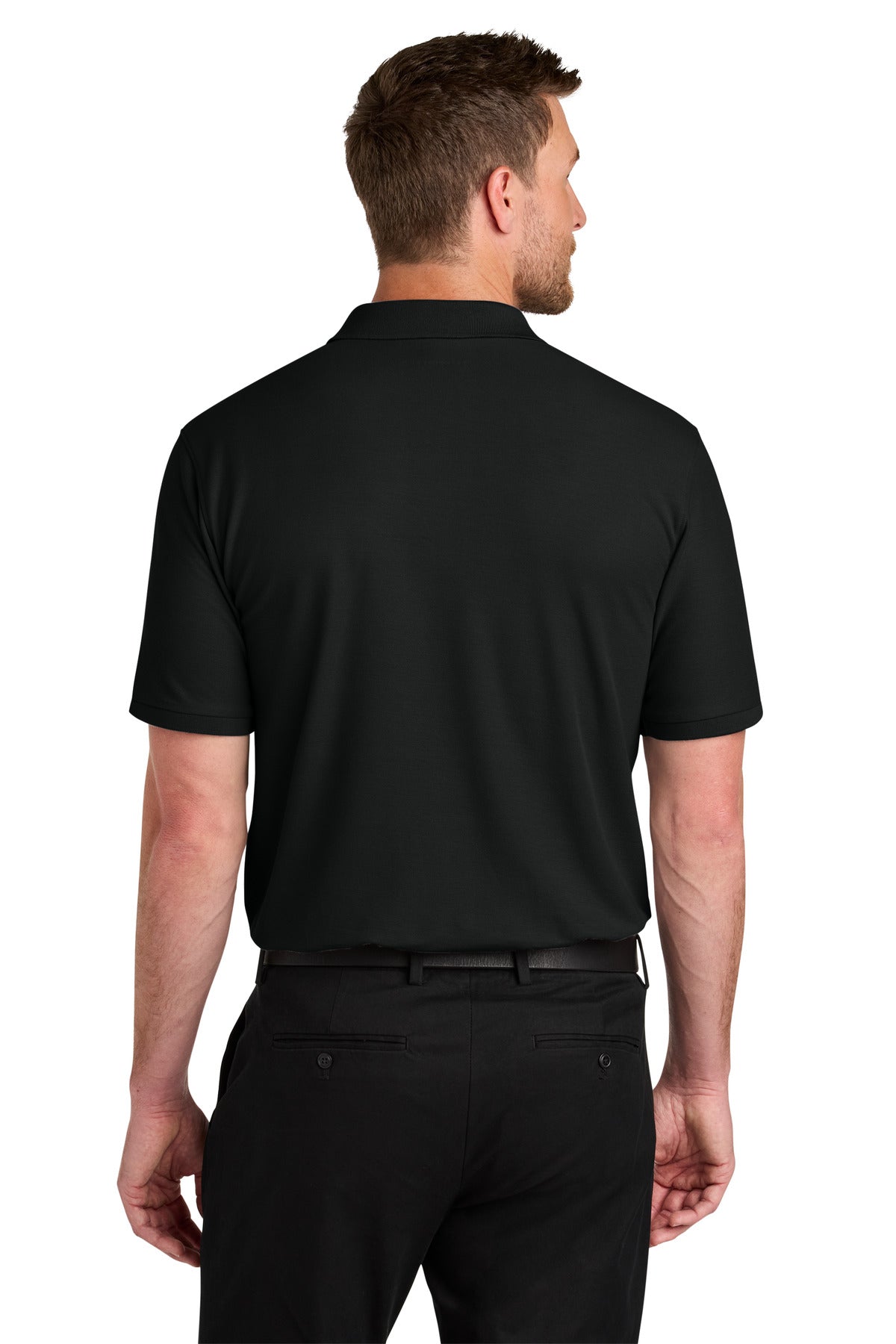 Port Authority Wearever Signature Pique Polo K200 - Deep Black - back