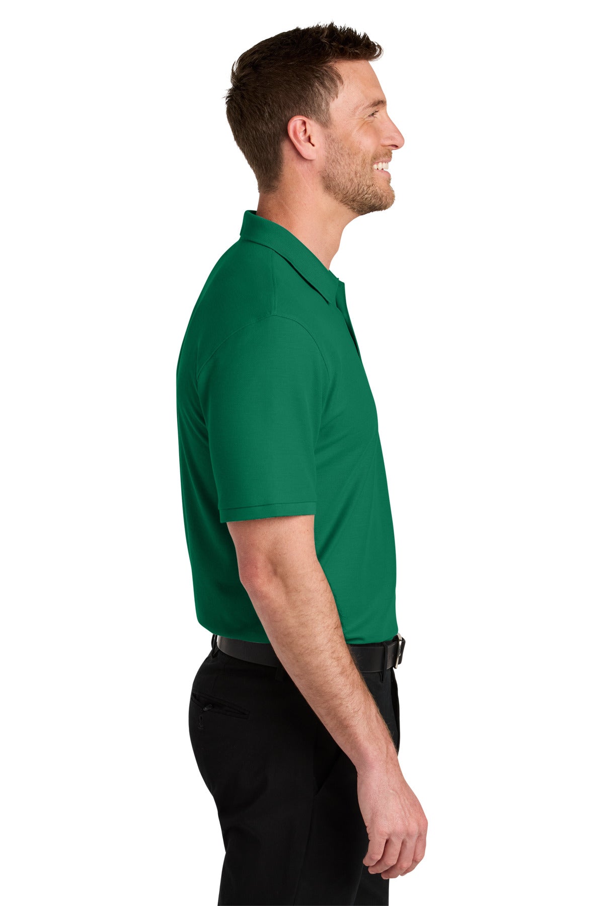 Port Authority Wearever Signature Pique Polo K200 - Kelly Green - side
