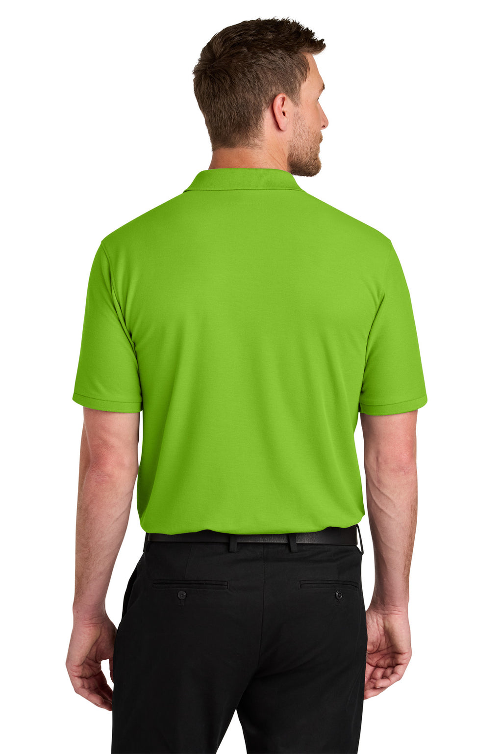 Port Authority Wearever Signature Pique Polo K200 - Lime - back