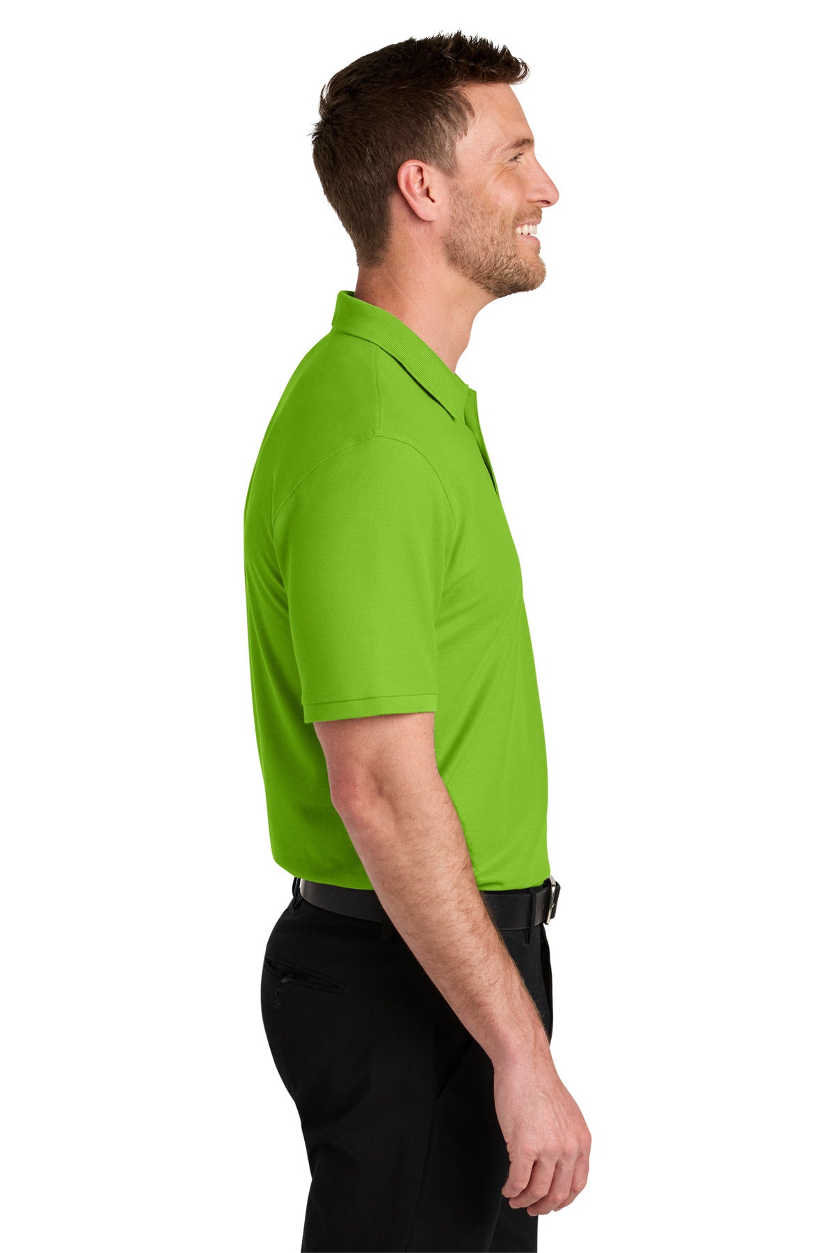 Port Authority Wearever Signature Pique Polo K200 - Lime - side