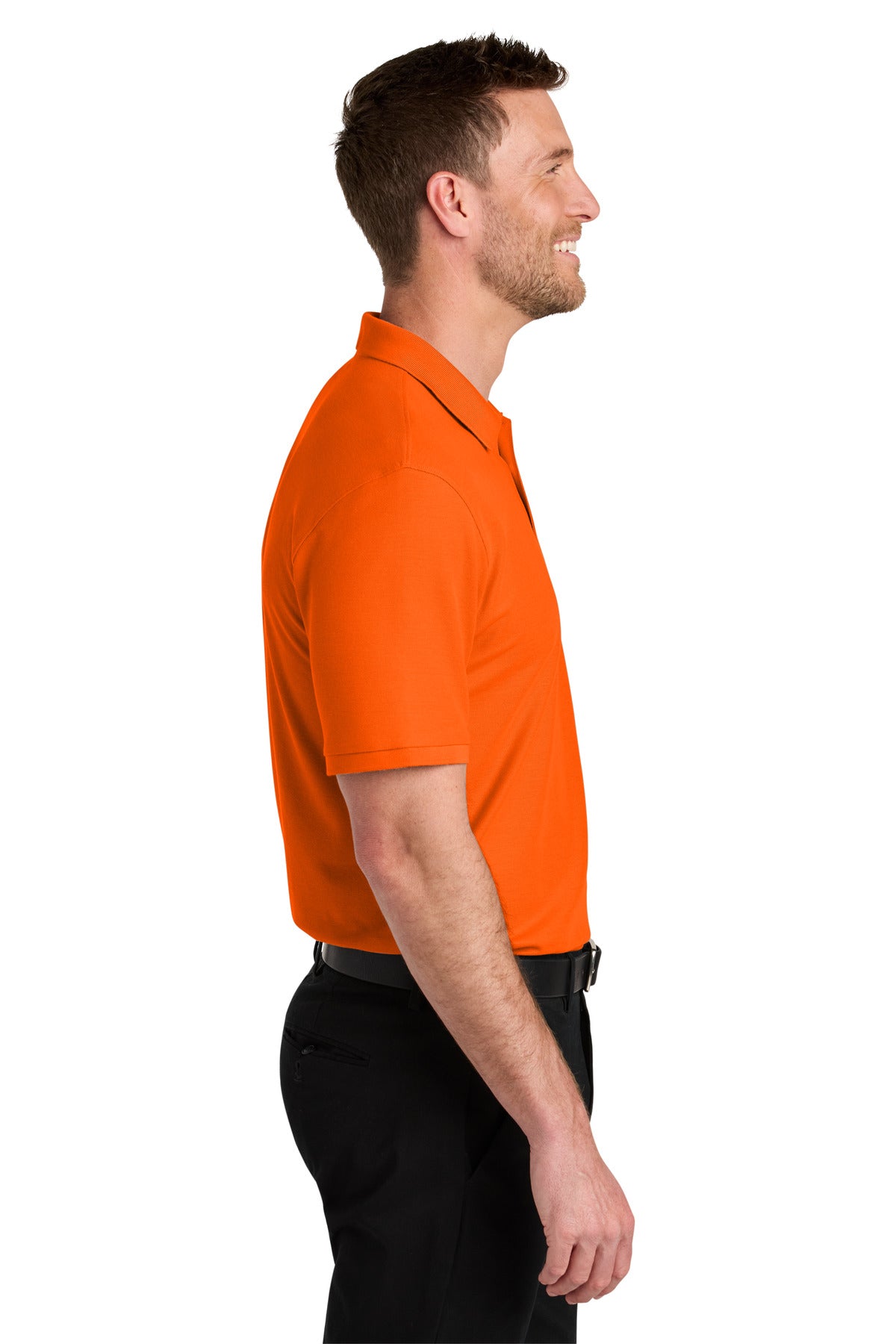 Port Authority Wearever Signature Pique Polo K200 - Neon Orange - side