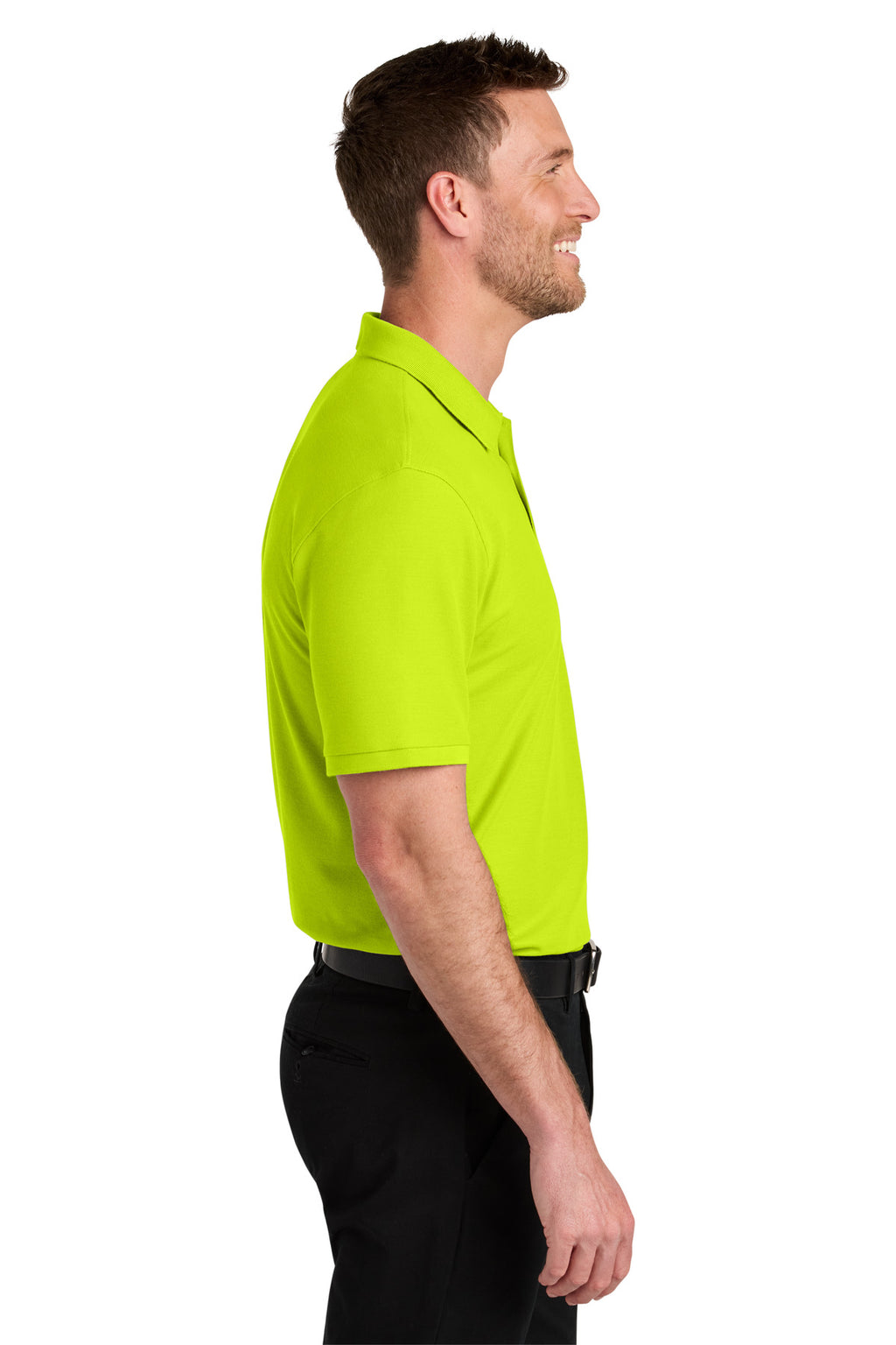 Port Authority Wearever Signature Pique Polo K200 - Neon Yellow - side