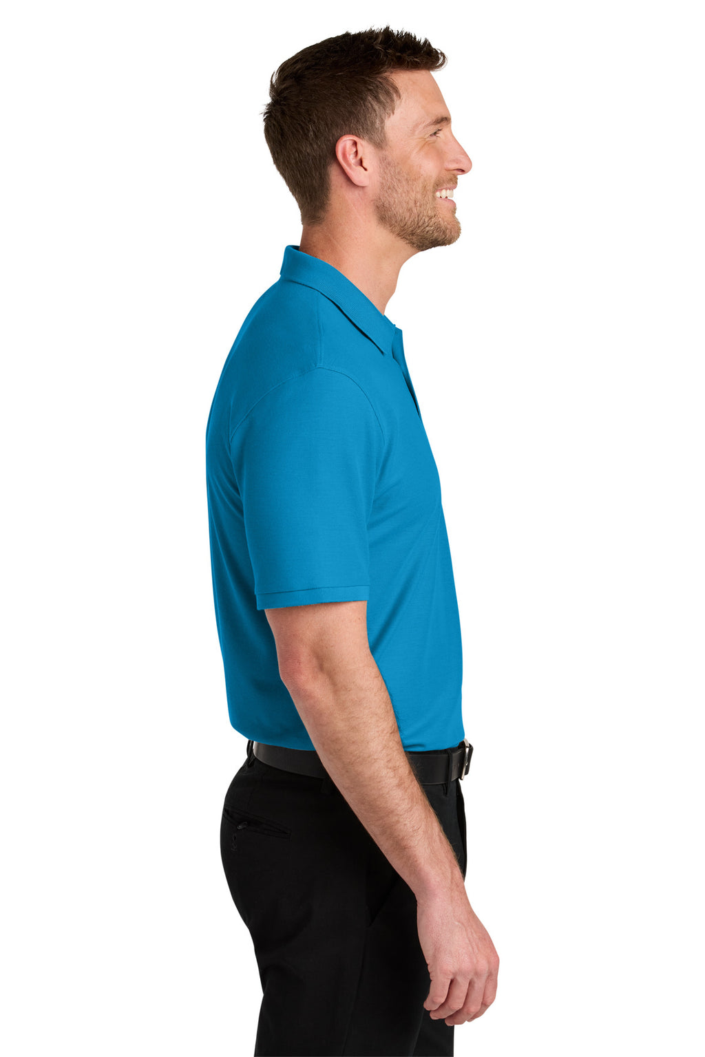 Port Authority Wearever Signature Pique Polo K200 - Parcel Blue - side