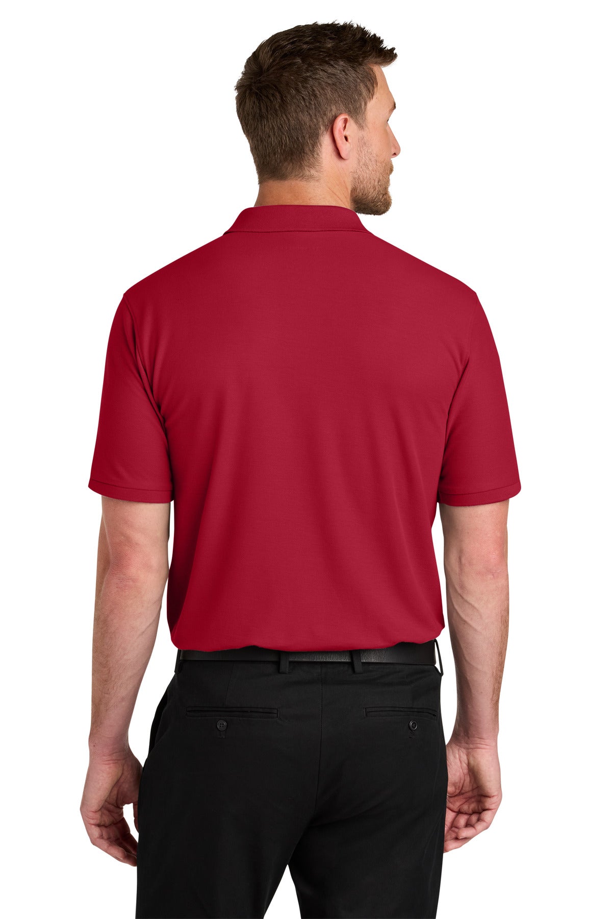 Port Authority Wearever Signature Pique Polo K200 - Red - back