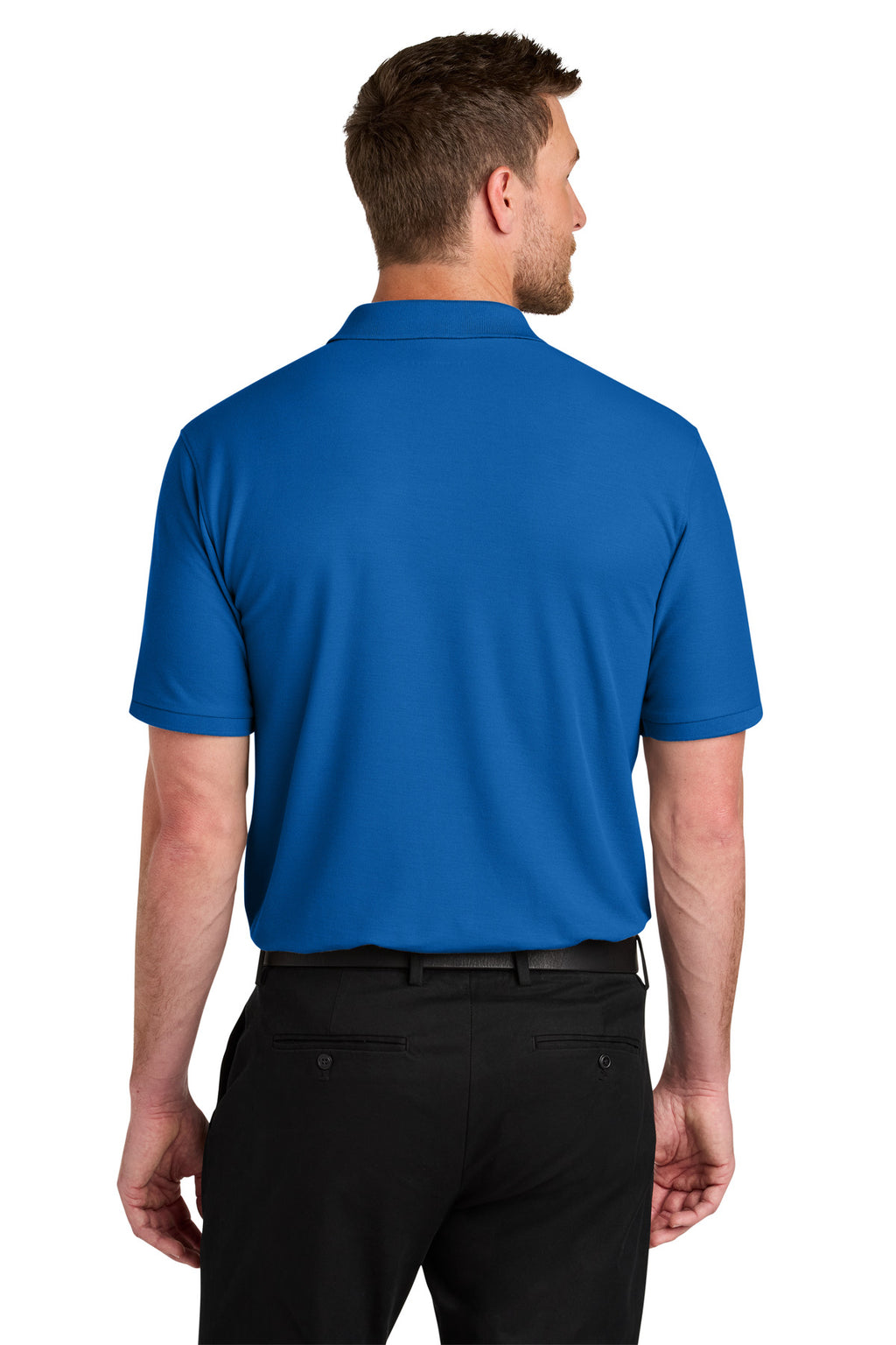 Port Authority Wearever Signature Pique Polo K200 - Strong Blue - back