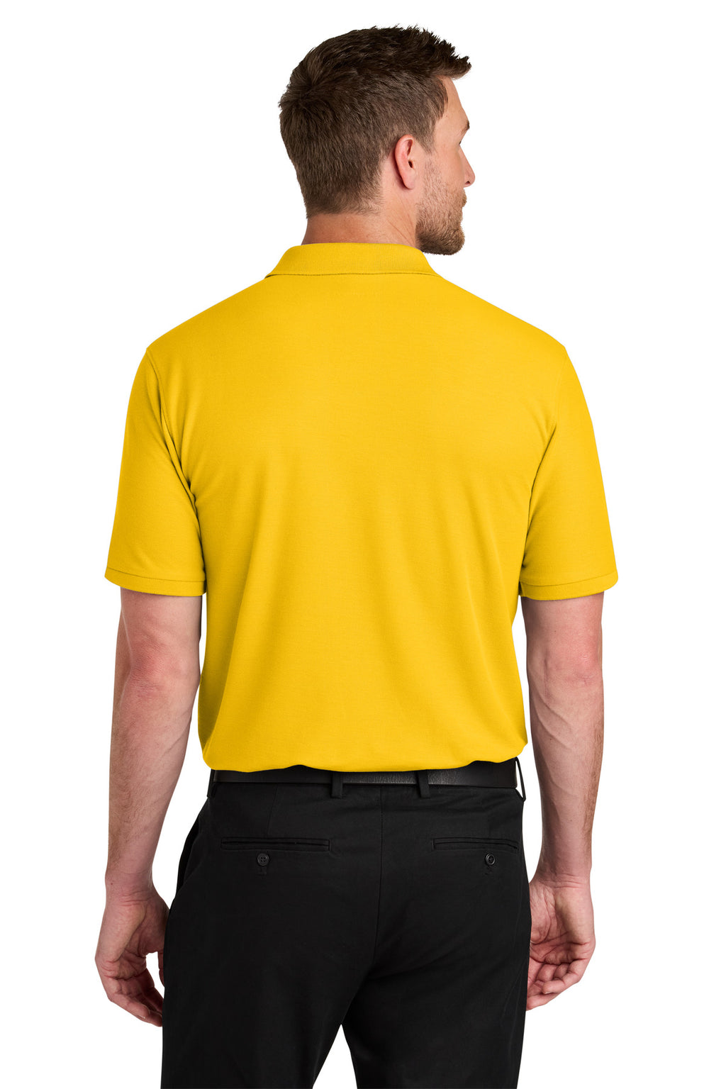 Port Authority Wearever Signature Pique Polo K200 - Sunflower Yellow - back