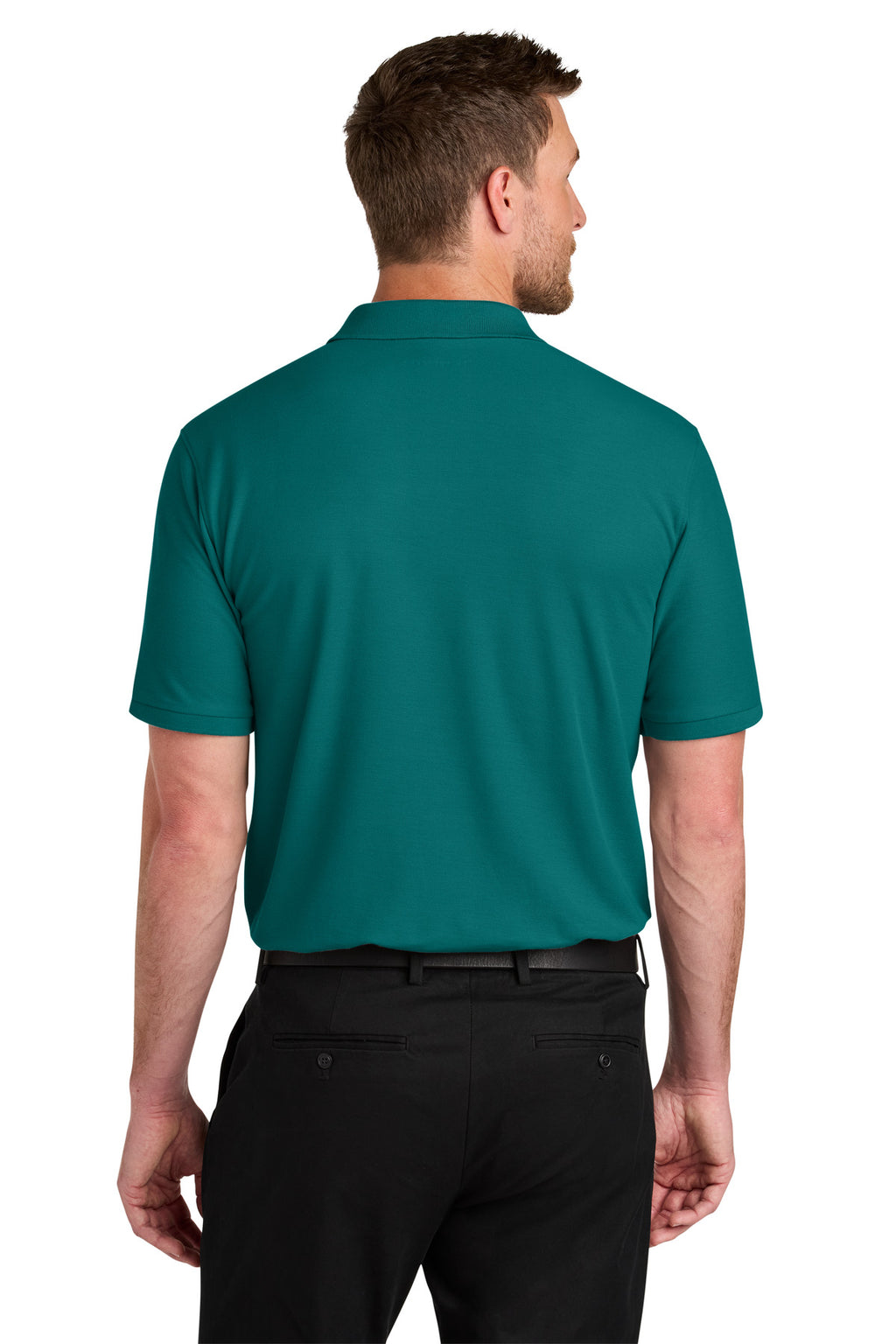 Port Authority Wearever Signature Pique Polo K200 - Teal Green - back