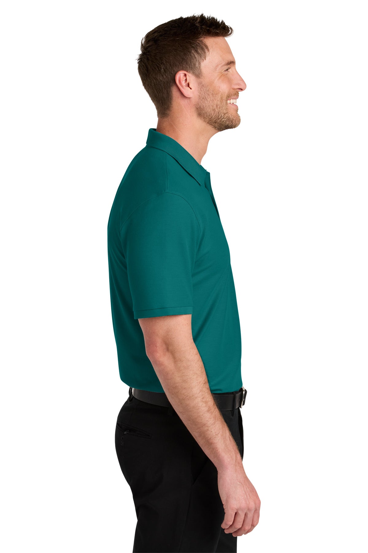 Port Authority Wearever Signature Pique Polo K200 - Teal Green - side