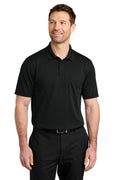 Port Authority Wearever Performance Pique Pocket Polo K240P - Deep Black - front