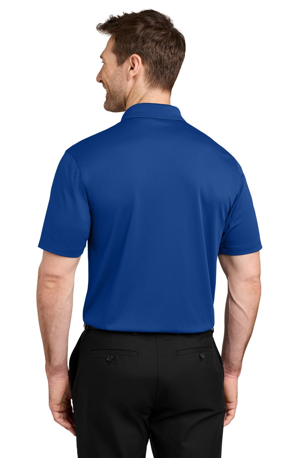 Port Authority Wearever Performance Pique Pocket Polo K240P - True Royal - back