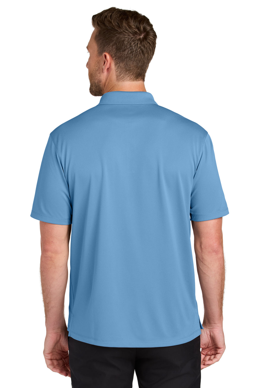 Port Authority Wearever Performance Pique Polo K240 - Carolina Blue - back