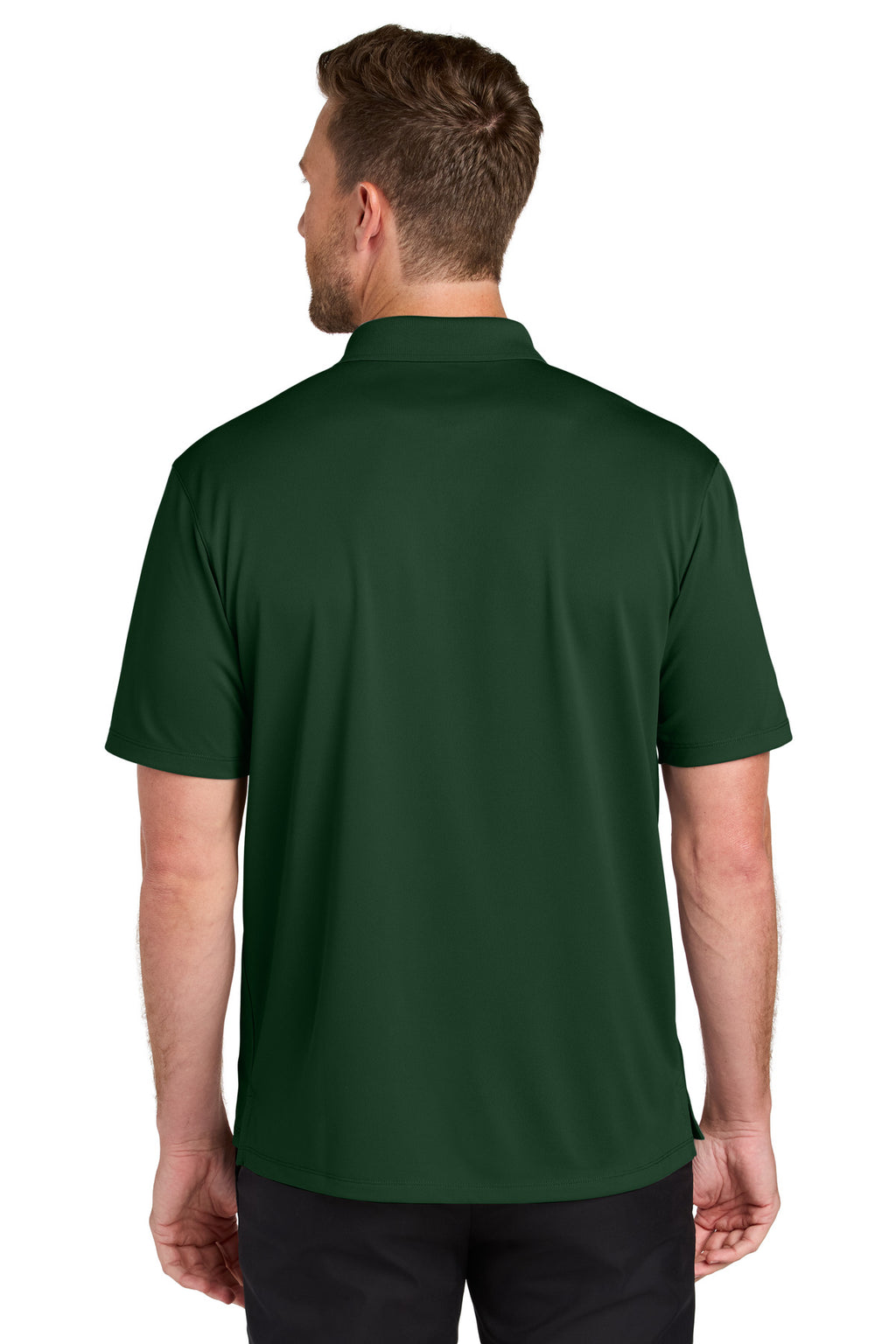 Port Authority Wearever Performance Pique Polo K240 - Deep Forest Green - back