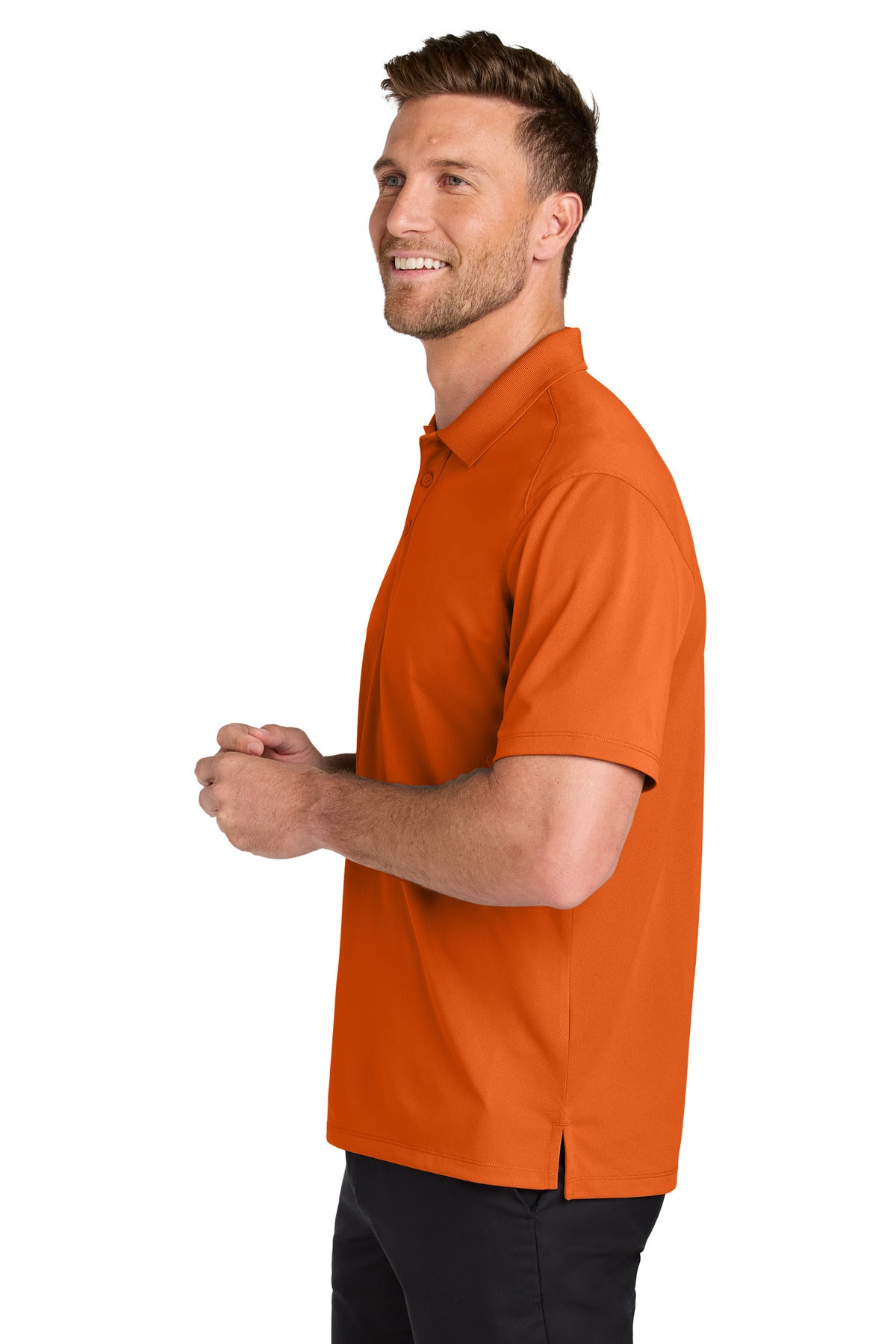 Port Authority Wearever Performance Pique Polo K240 - Field Orange - side