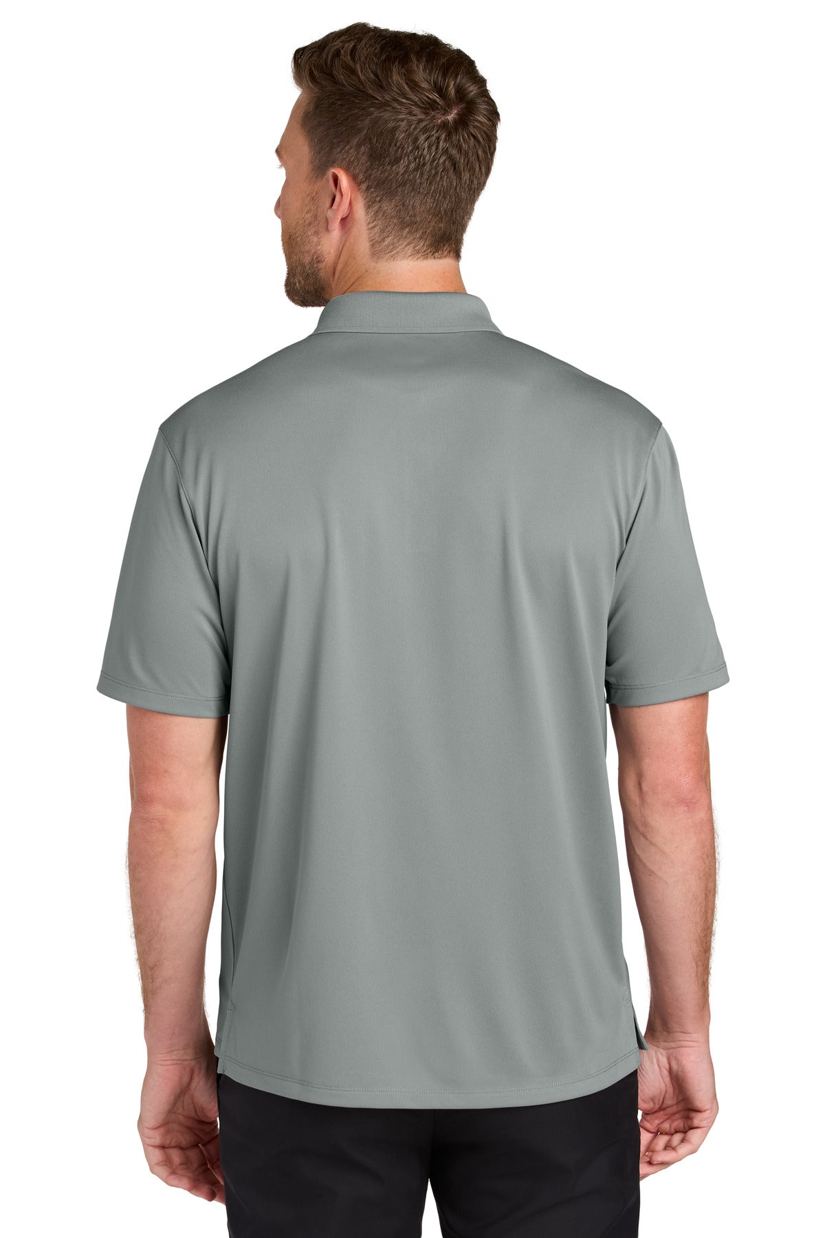 Port Authority Wearever Performance Pique Polo K240 - Gusty Grey - back