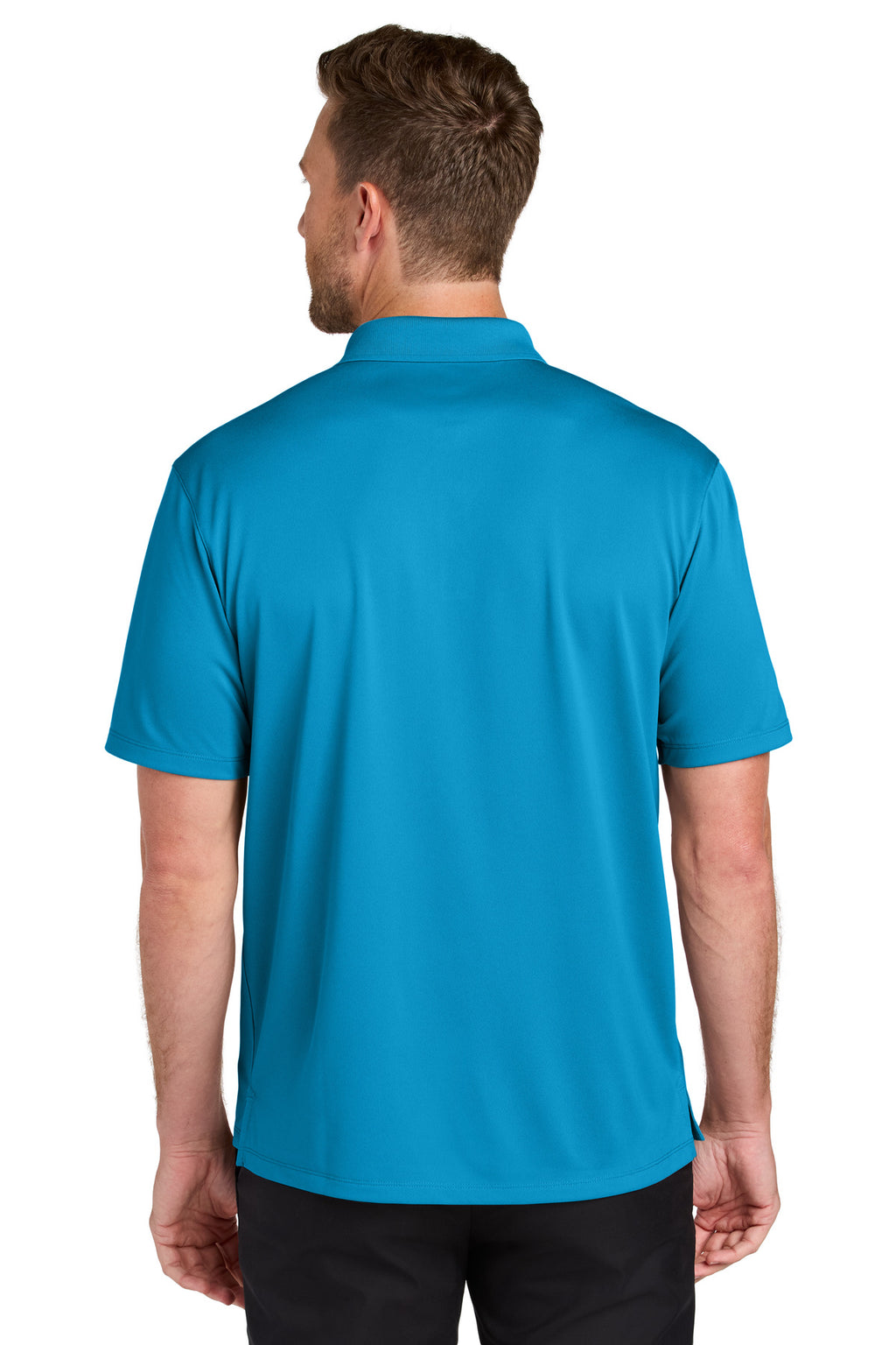 Port Authority Wearever Performance Pique Polo K240 - Parcel Blue - back