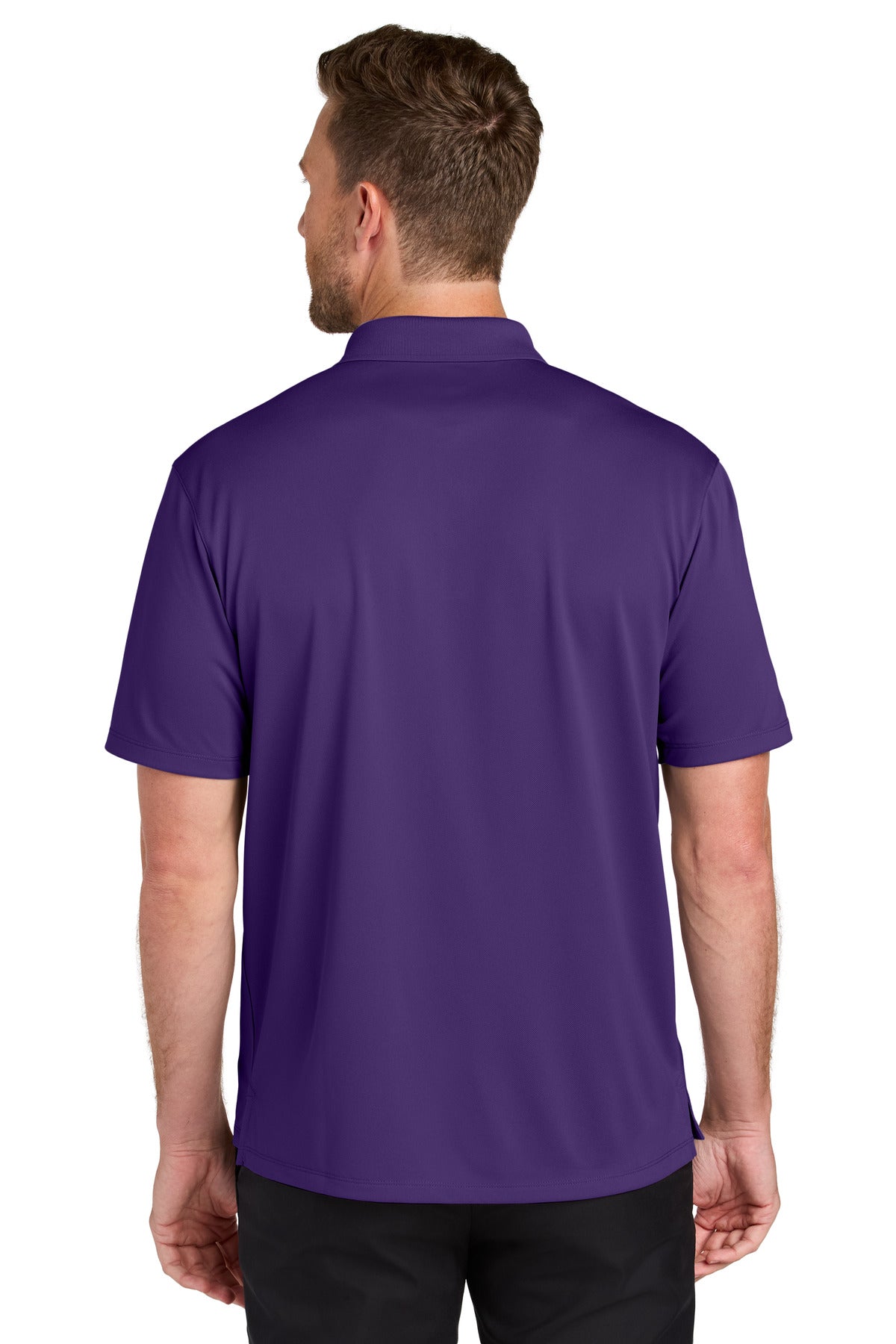 Port Authority Wearever Performance Pique Polo K240 - Prism Purple - back