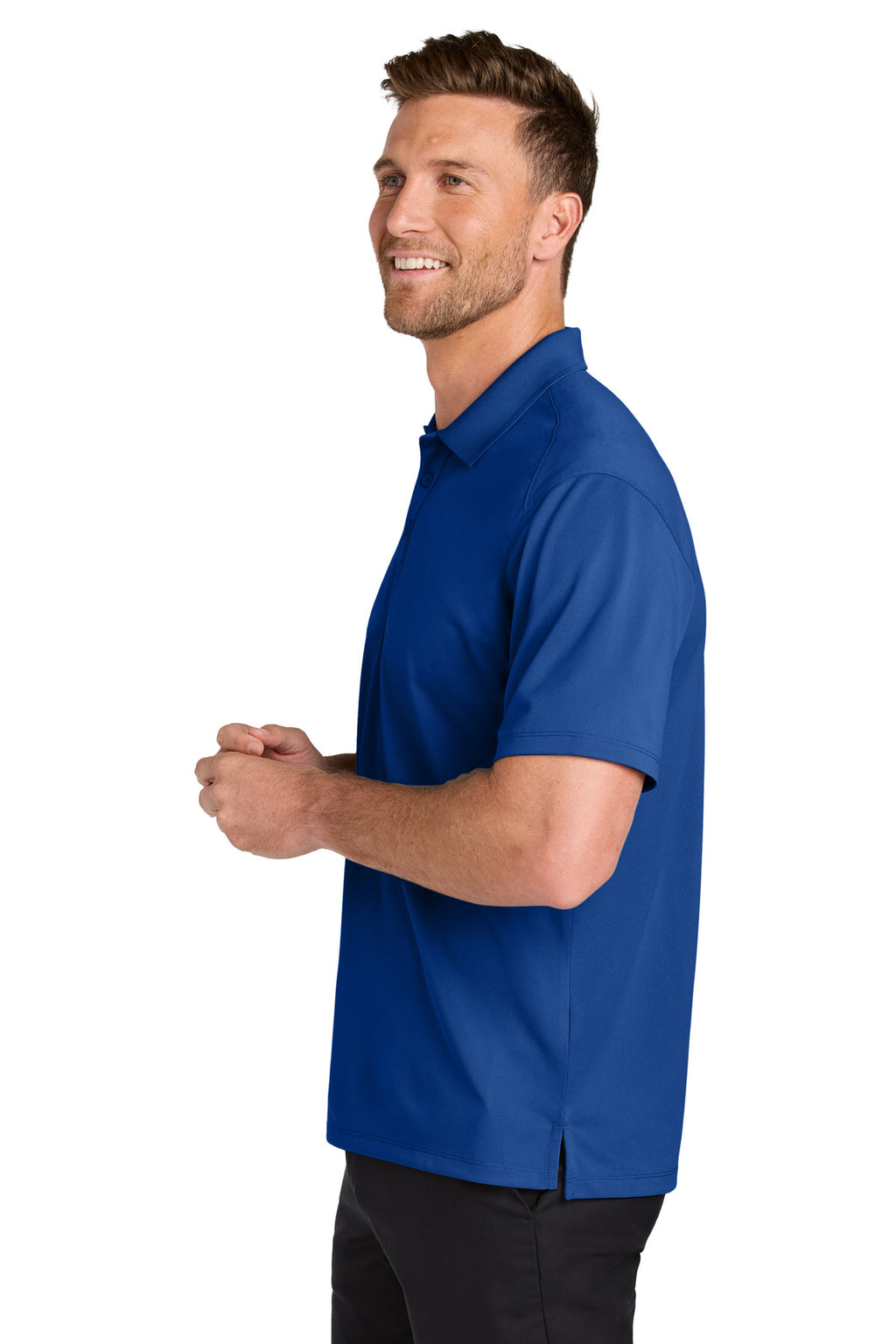 Port Authority Wearever Performance Pique Polo K240 - True Royal - side