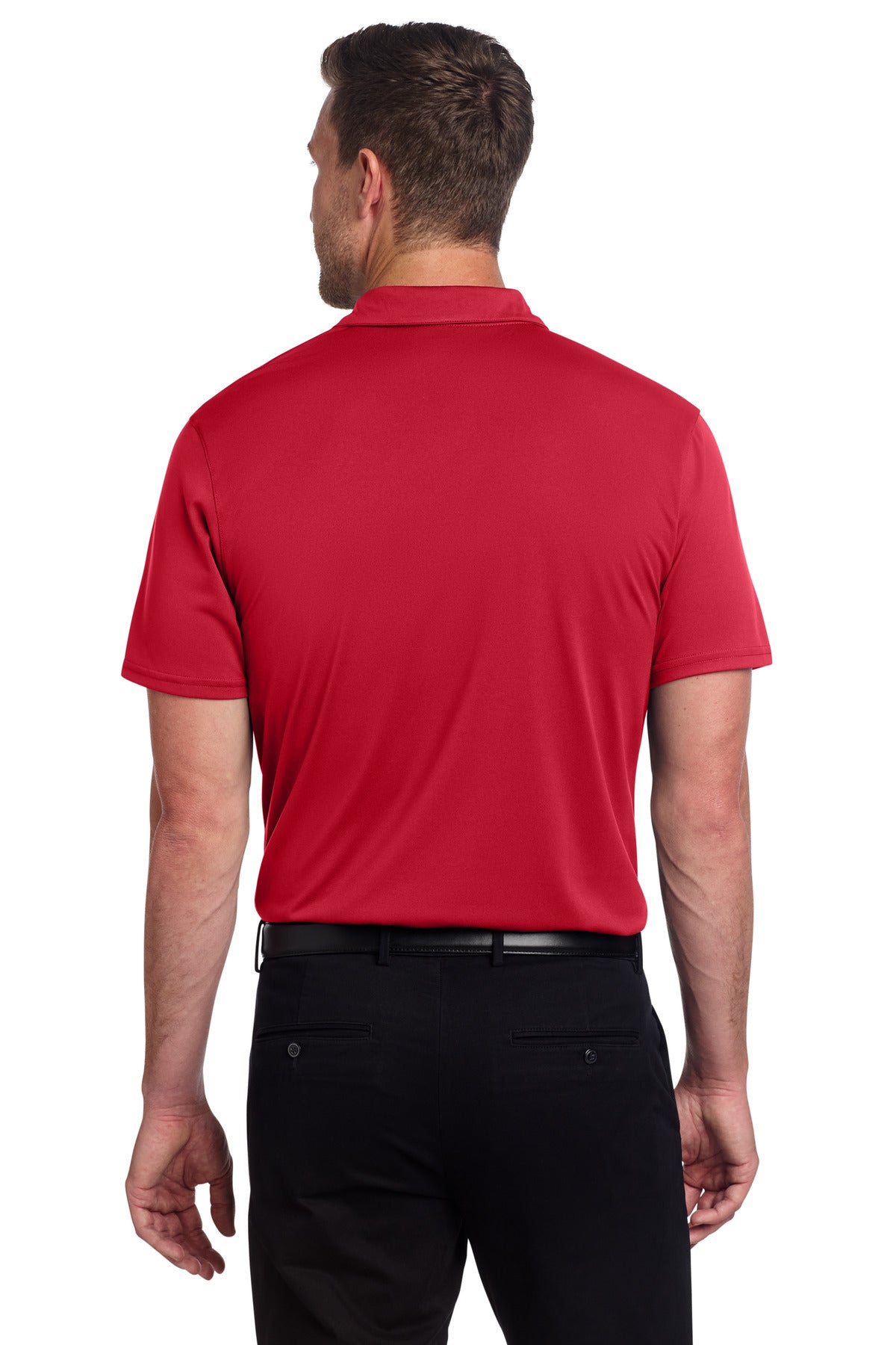 Port Authority Performance Staff Polo K398 - Engine Red - back