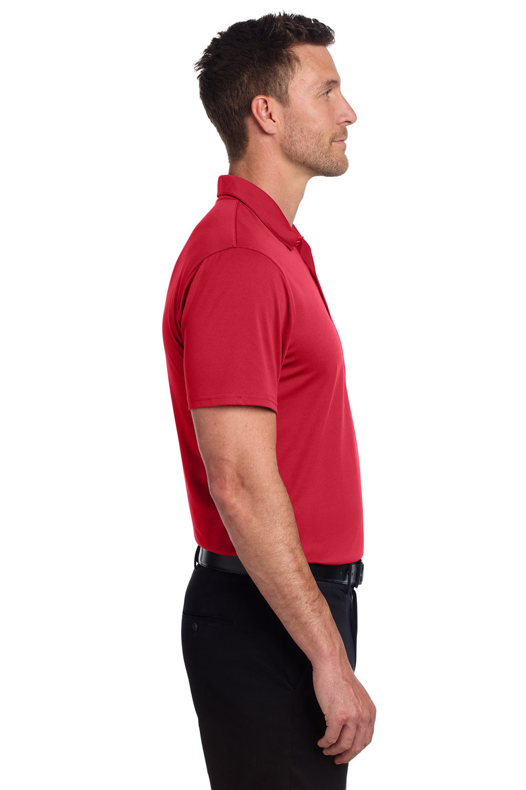 Port Authority Performance Staff Polo K398 - Engine Red - side