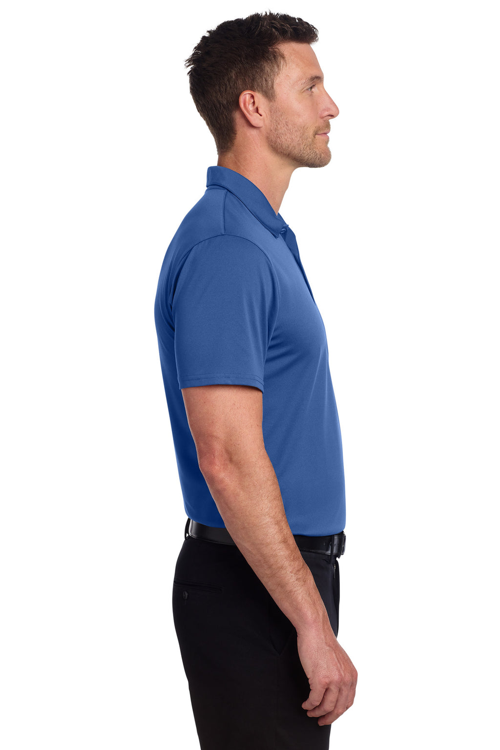 Port Authority Performance Staff Polo K398 - True Blue - side