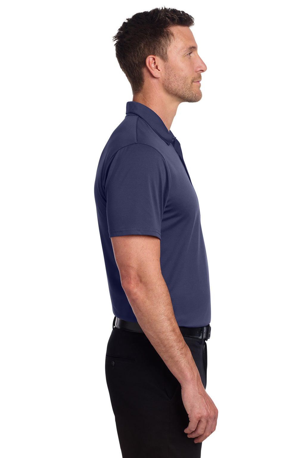 Port Authority Performance Staff Polo K398 - True Navy - side